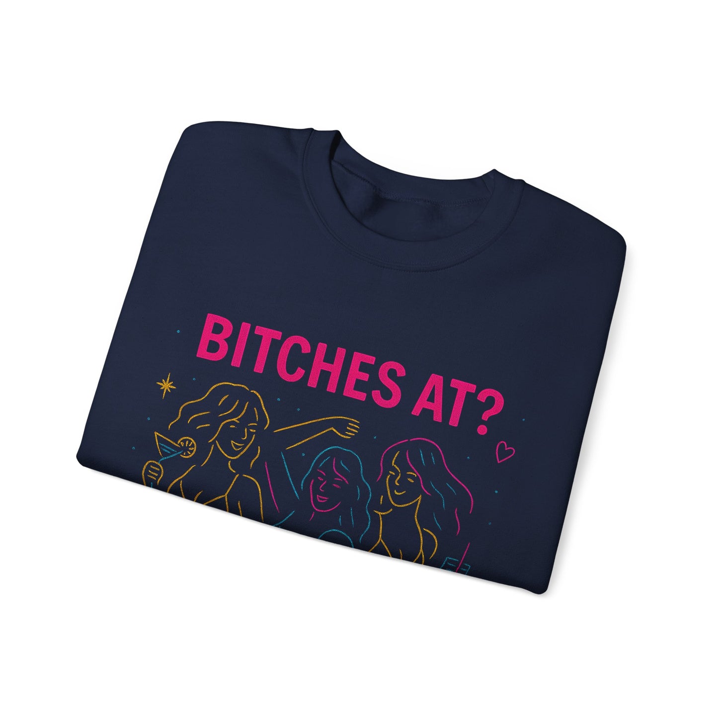Bluza unisex z grafiką Kup Se Bi*ches at? – klasyczny crewneck i miejski styl