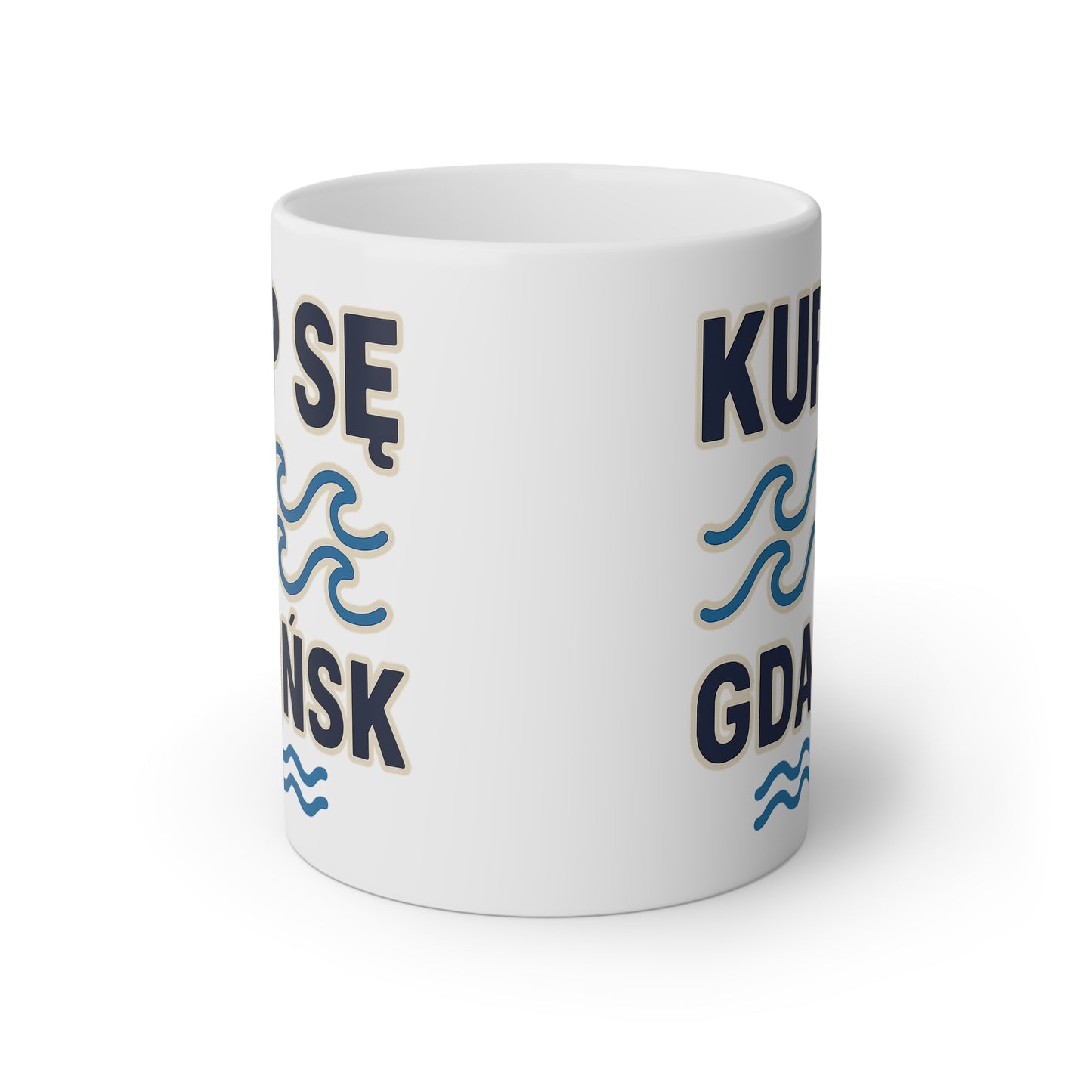 Kubek z Motywem Gdańska – Morska Energia na Każdy Dzień