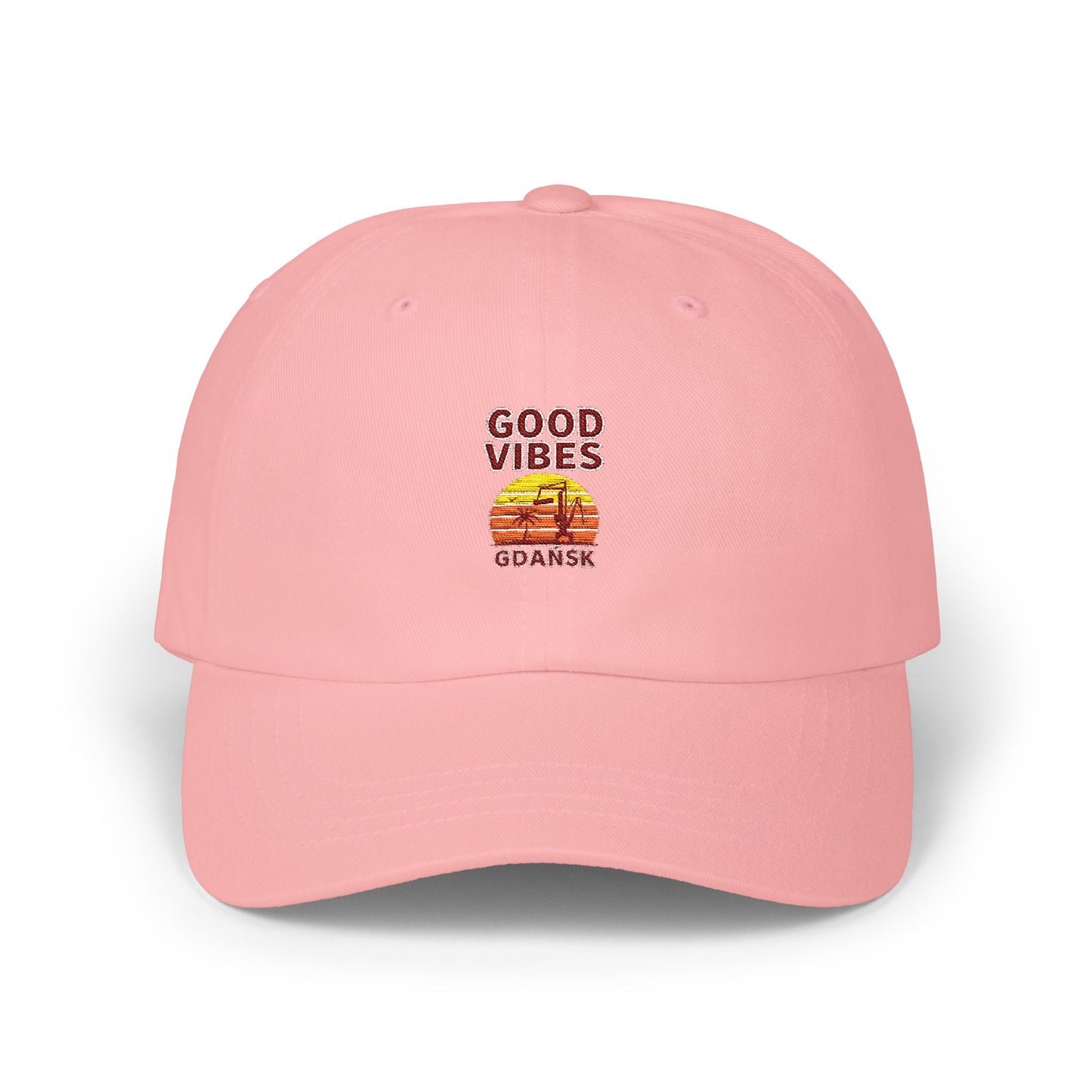 Czapka z daszkiem z grafiką Kup Se Good Vibes – modny Dad Cap z charakterem
