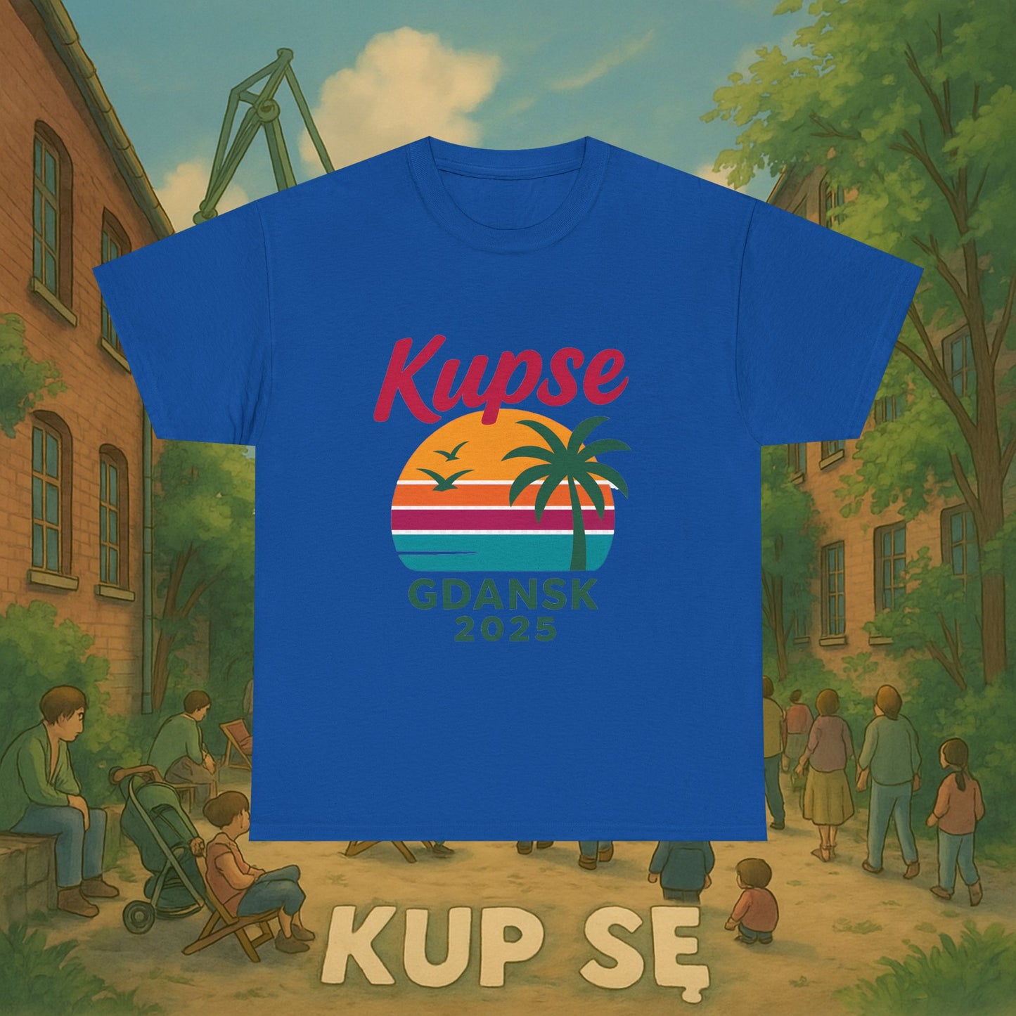 KupSe 90's Style t-shirt - Unisex Heavy Cotton Tee