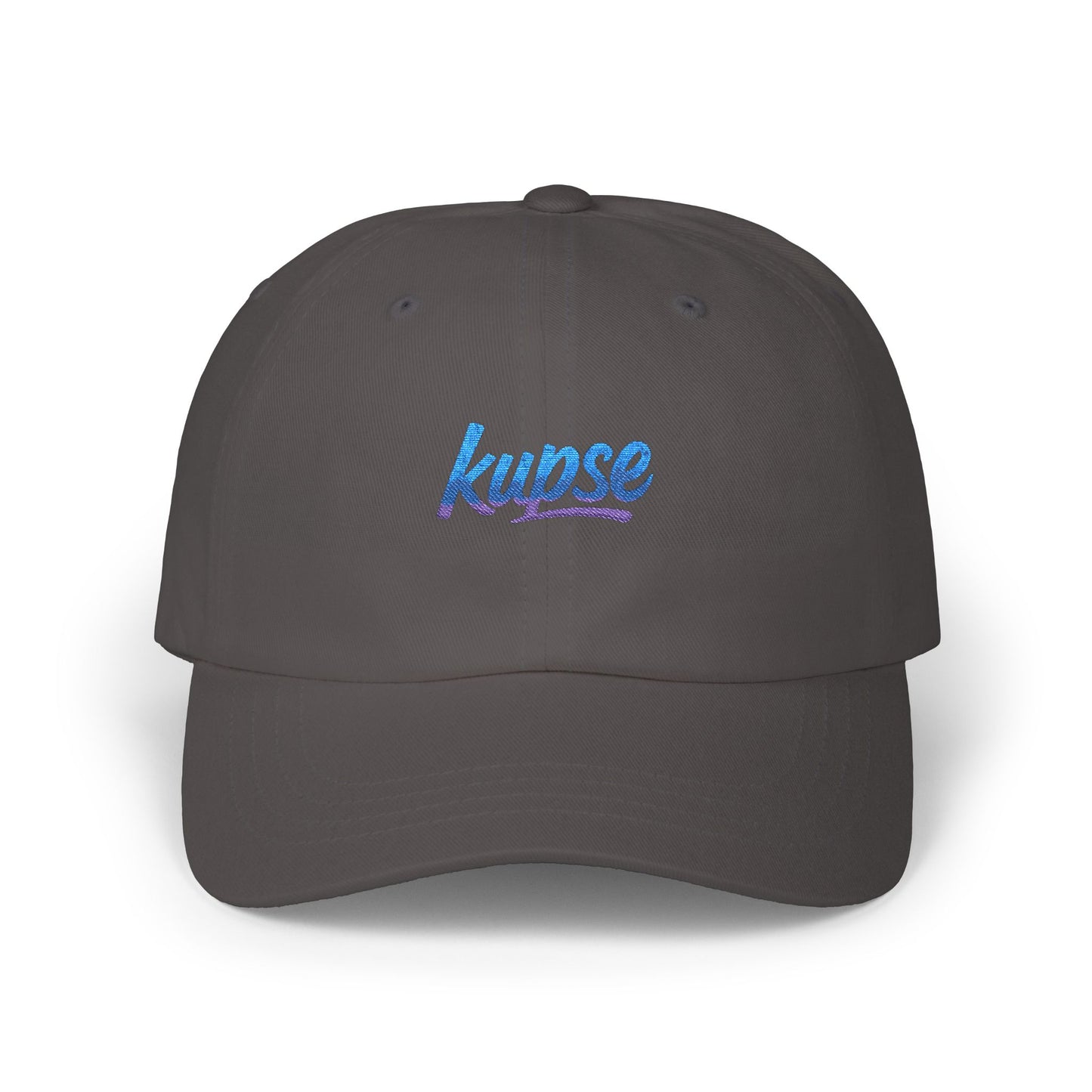 Czapka z daszkiem z grafiką Kup Se Logo Blue – modny Dad Cap z charakterem