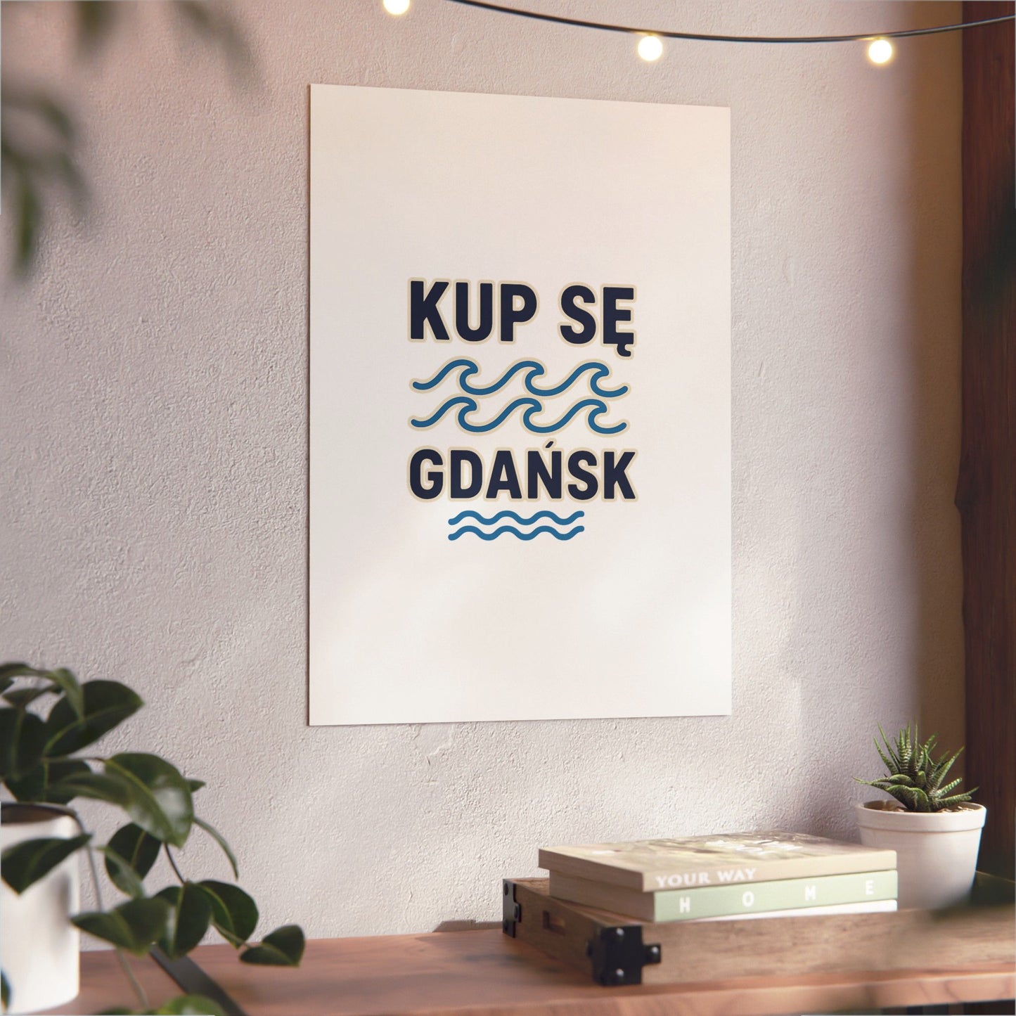 Obraz na panelu aluminiowym Gdańsk Fale – trwały wydruk w stylu Kup Se