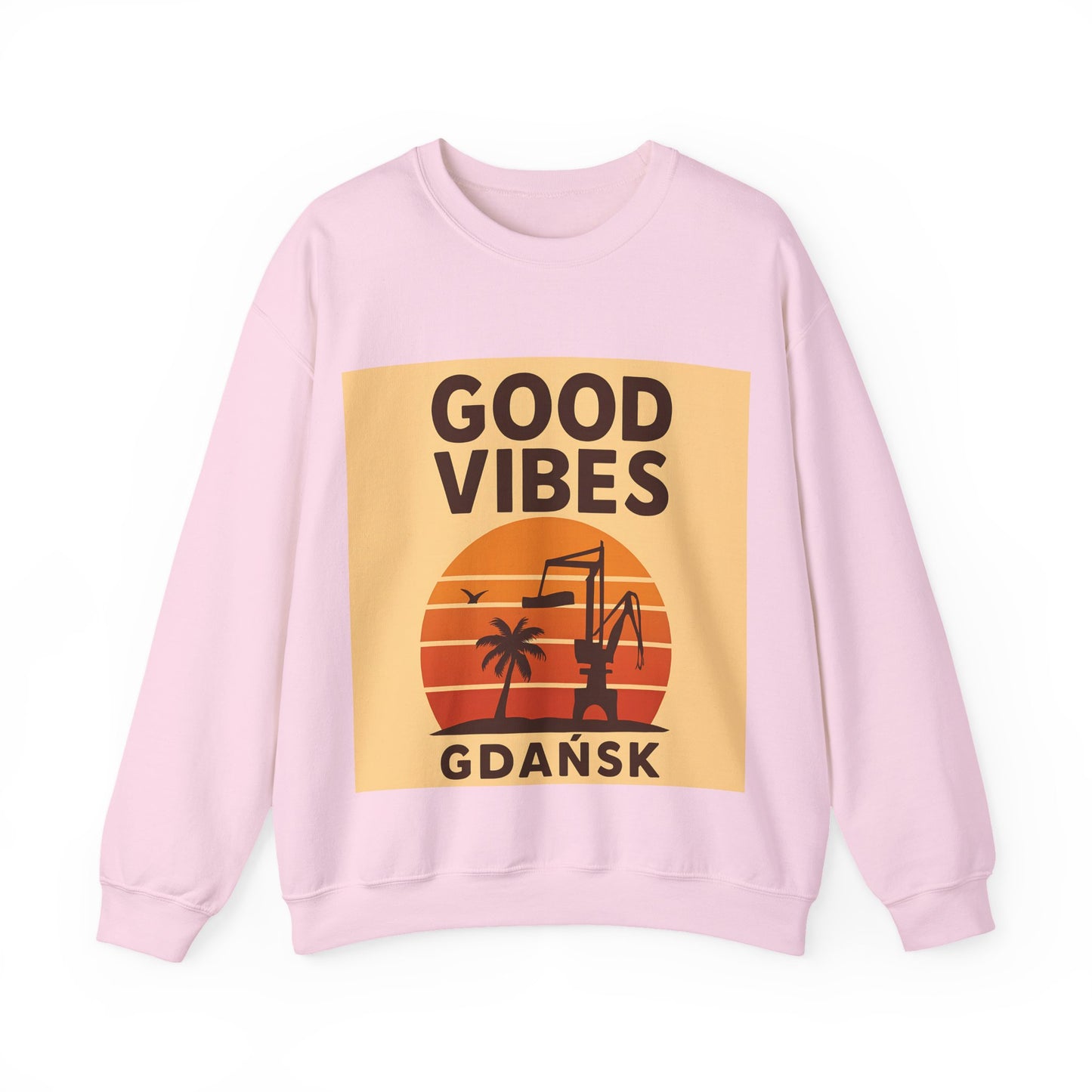 Bluza unisex z grafiką Kup Se Good Vibes Desert – klasyczny crewneck i miejski styl