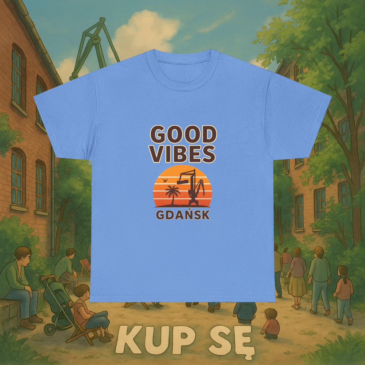 KupSe Good Vibes Style t-shirt - Unisex Heavy Cotton Tee