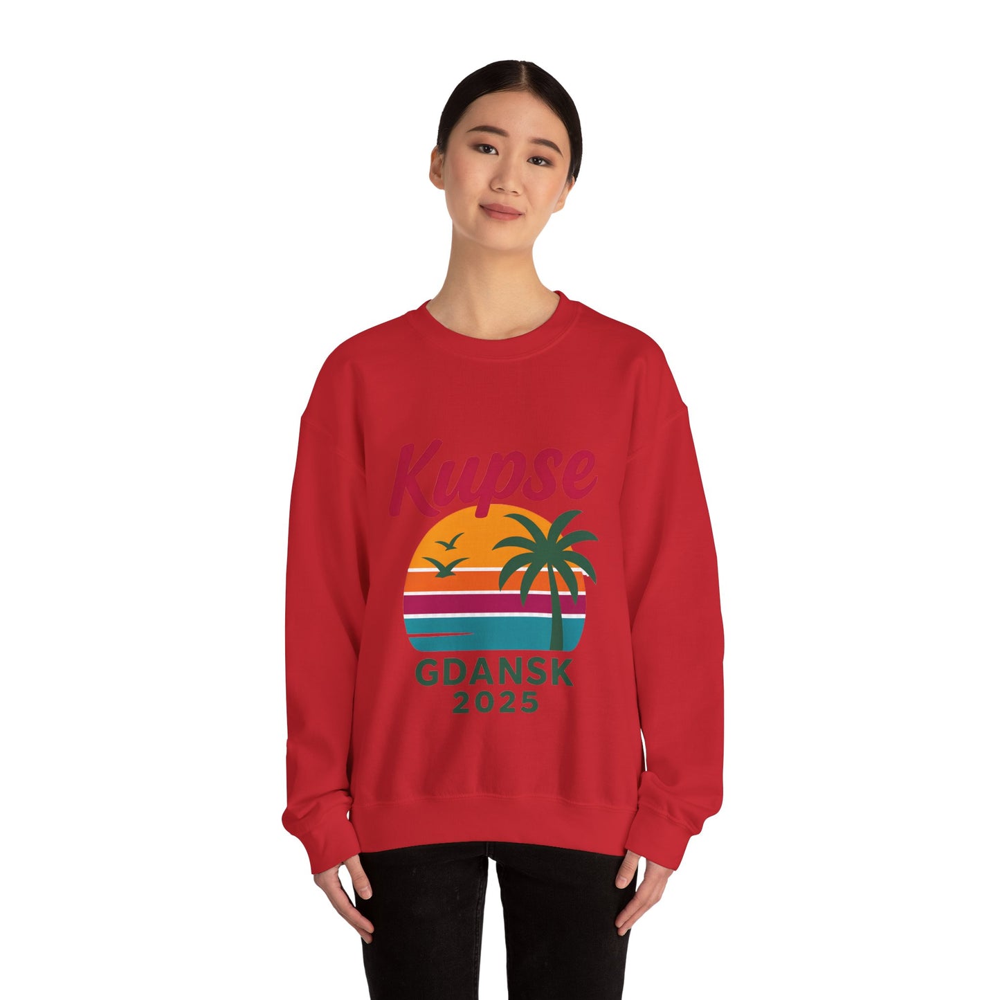 Bluza unisex z grafiką Kup Se 90s – klasyczny crewneck i miejski styl