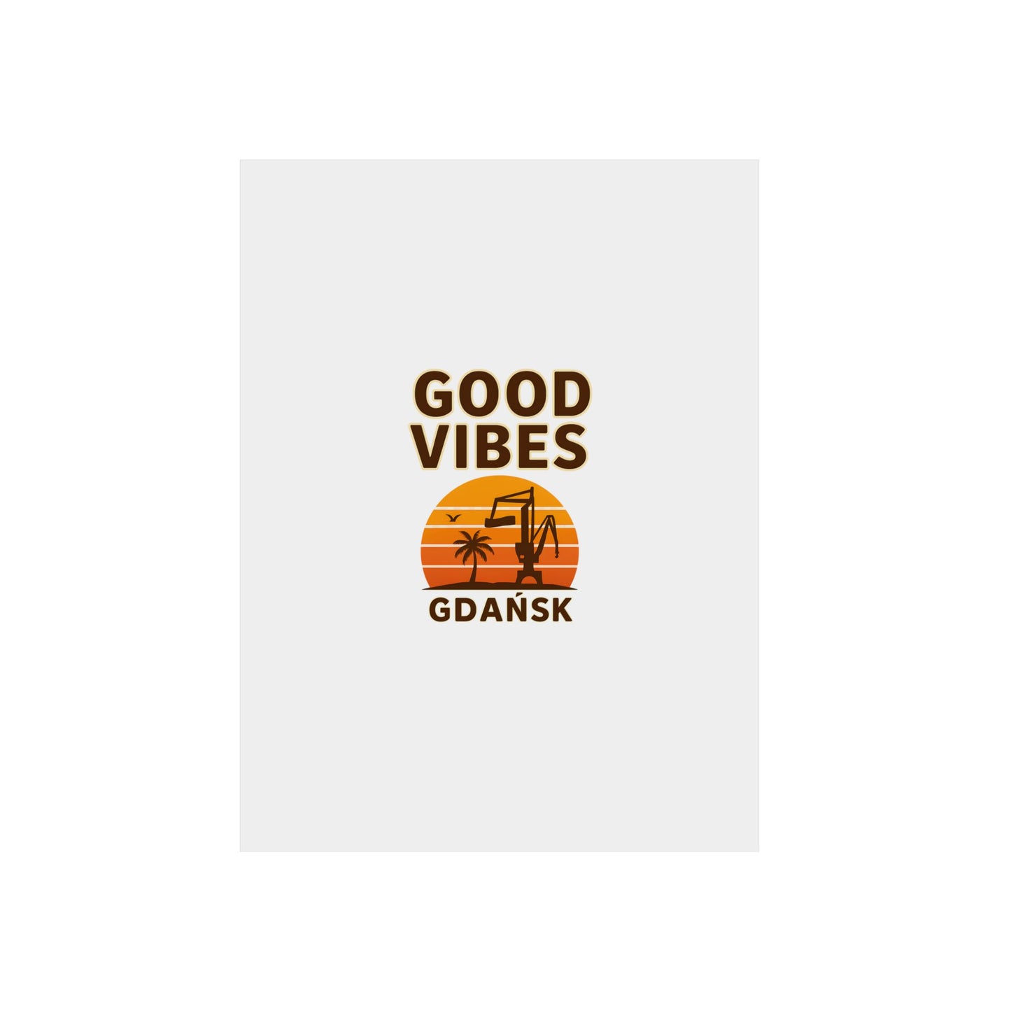 Obraz na panelu aluminiowym Good Vibes – trwały wydruk w stylu Kup Se
