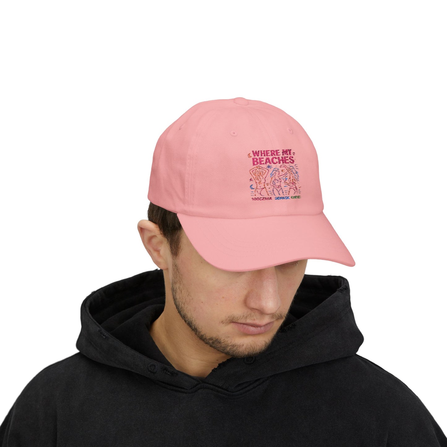 Czapka z daszkiem z grafiką Kup Se Where My Beaches – modny Dad Cap z charakterem