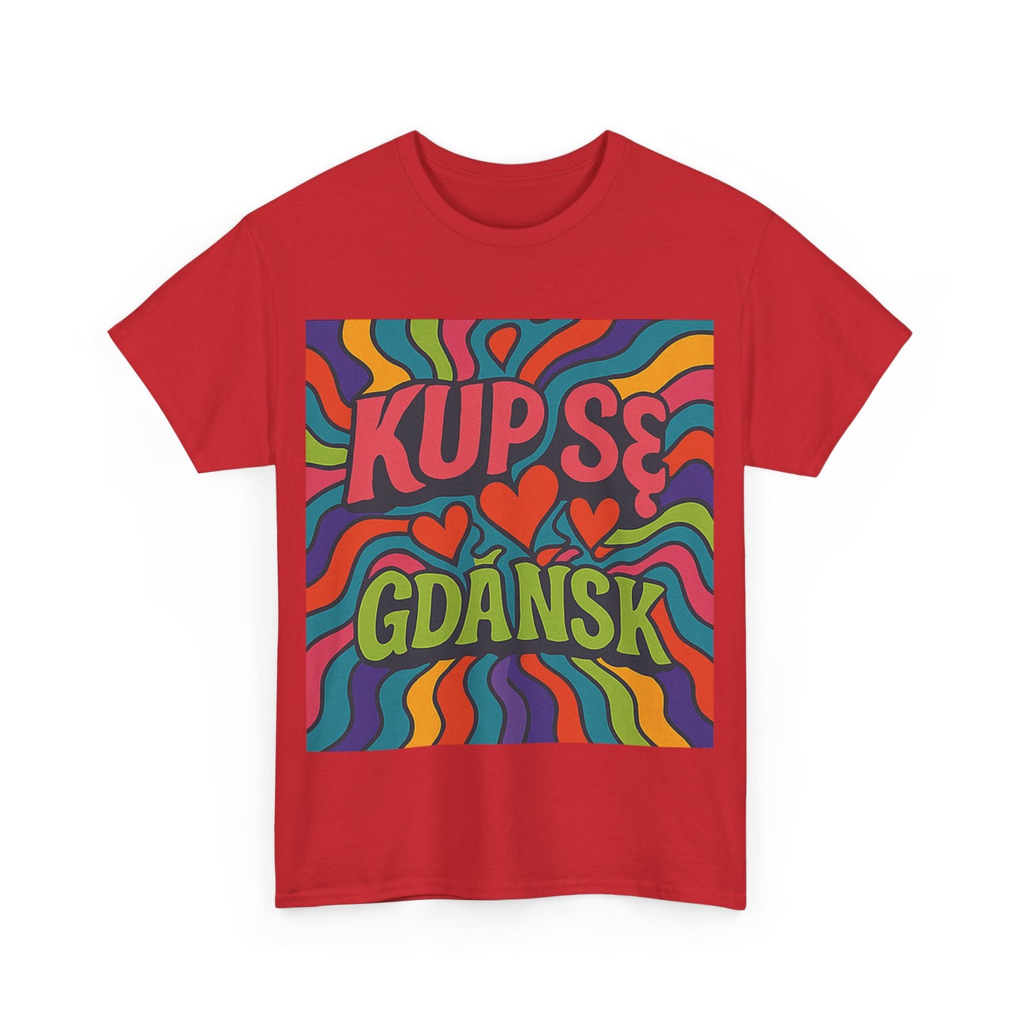 KupSe Gdańsk Hippie t-shirt - Unisex Heavy Cotton Tee