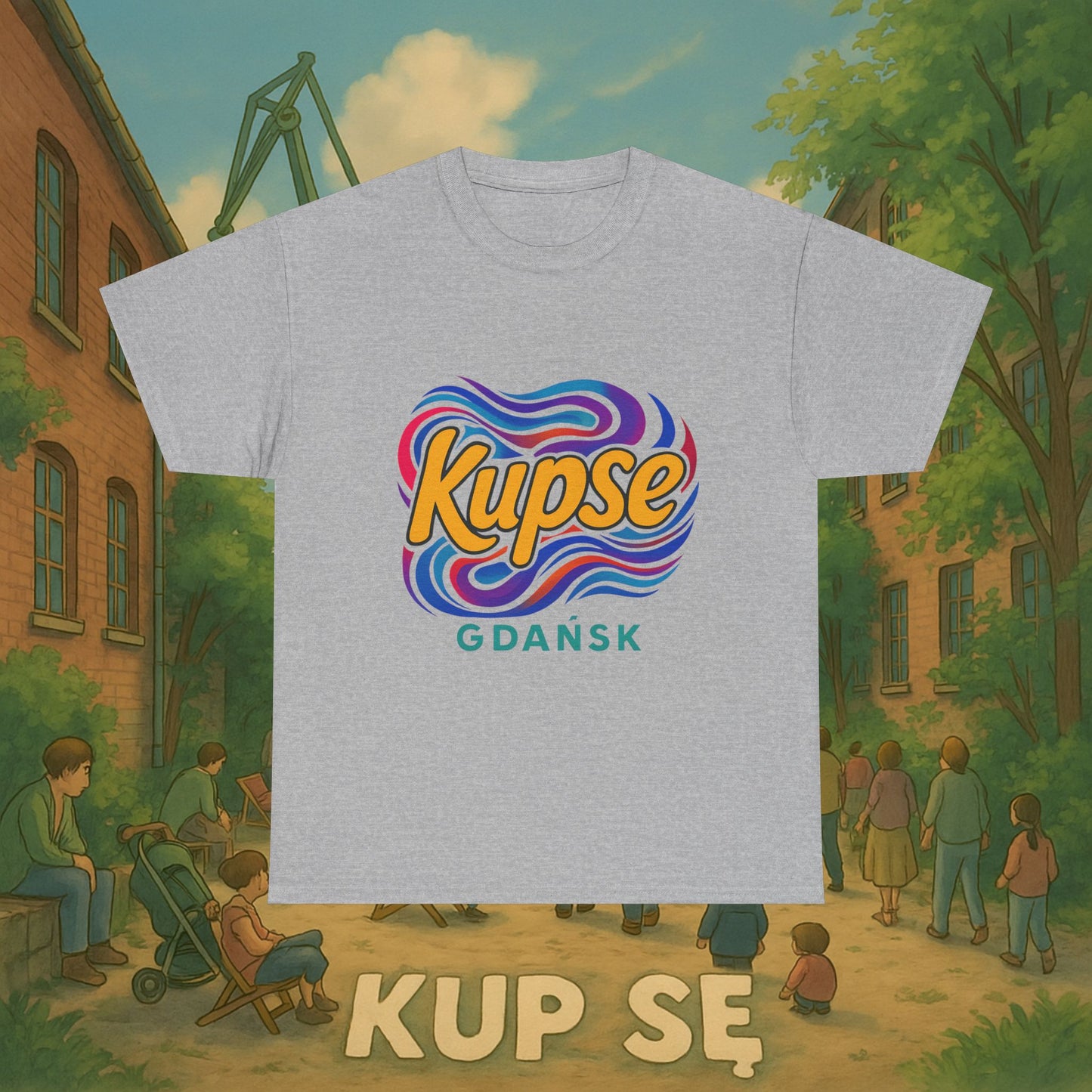 KupSe Kupse Acid Style t-shirt - Unisex Heavy Cotton Tee