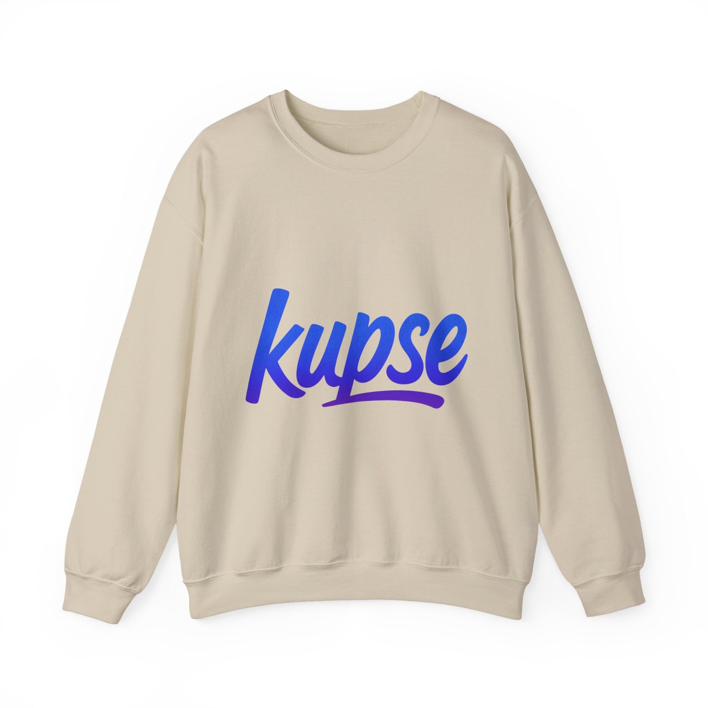 Bluza unisex z grafiką Kup Se Logo Blue – klasyczny crewneck i miejski styl
