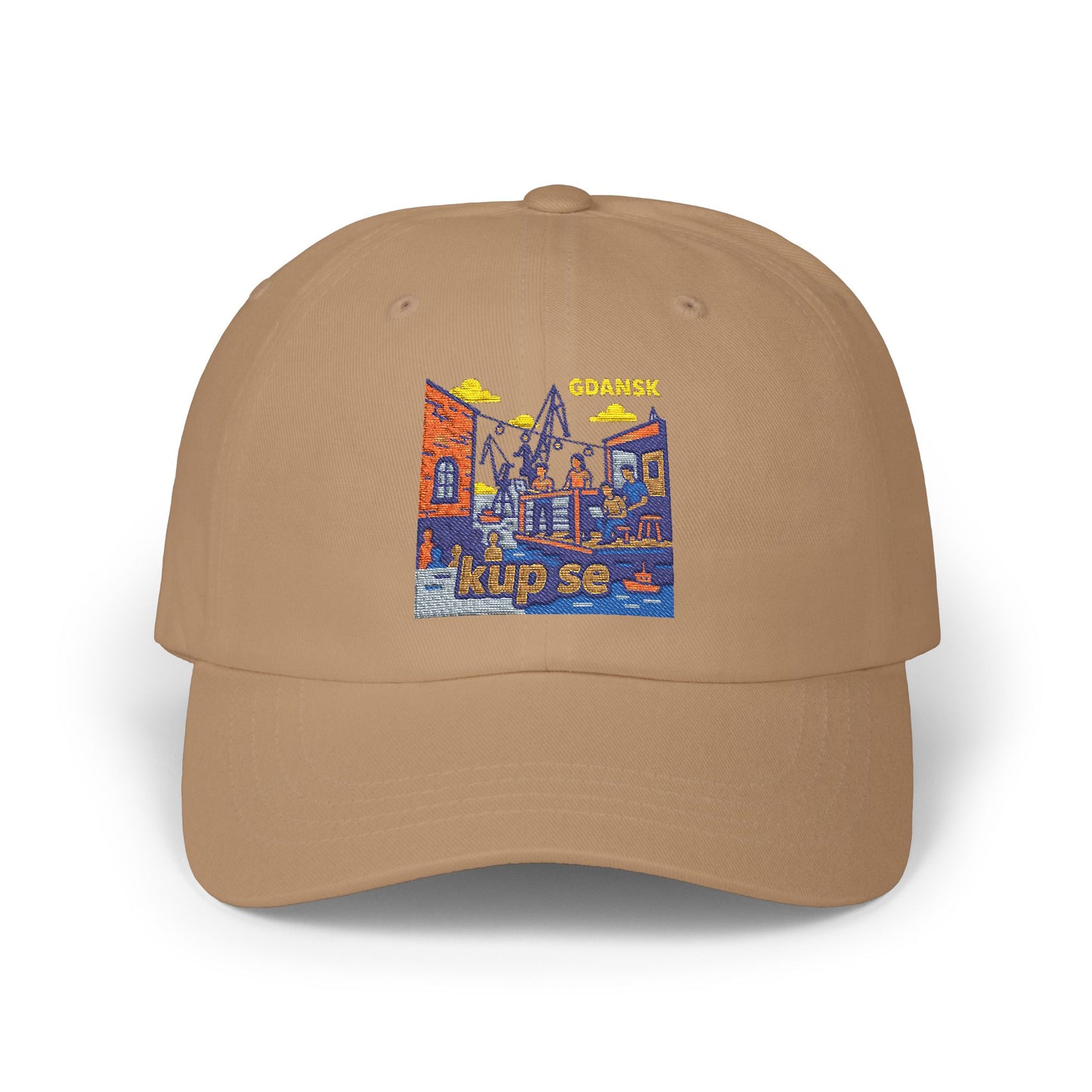 Czapka z daszkiem z grafiką Kup Se Vibe – modny Dad Cap z charakterem