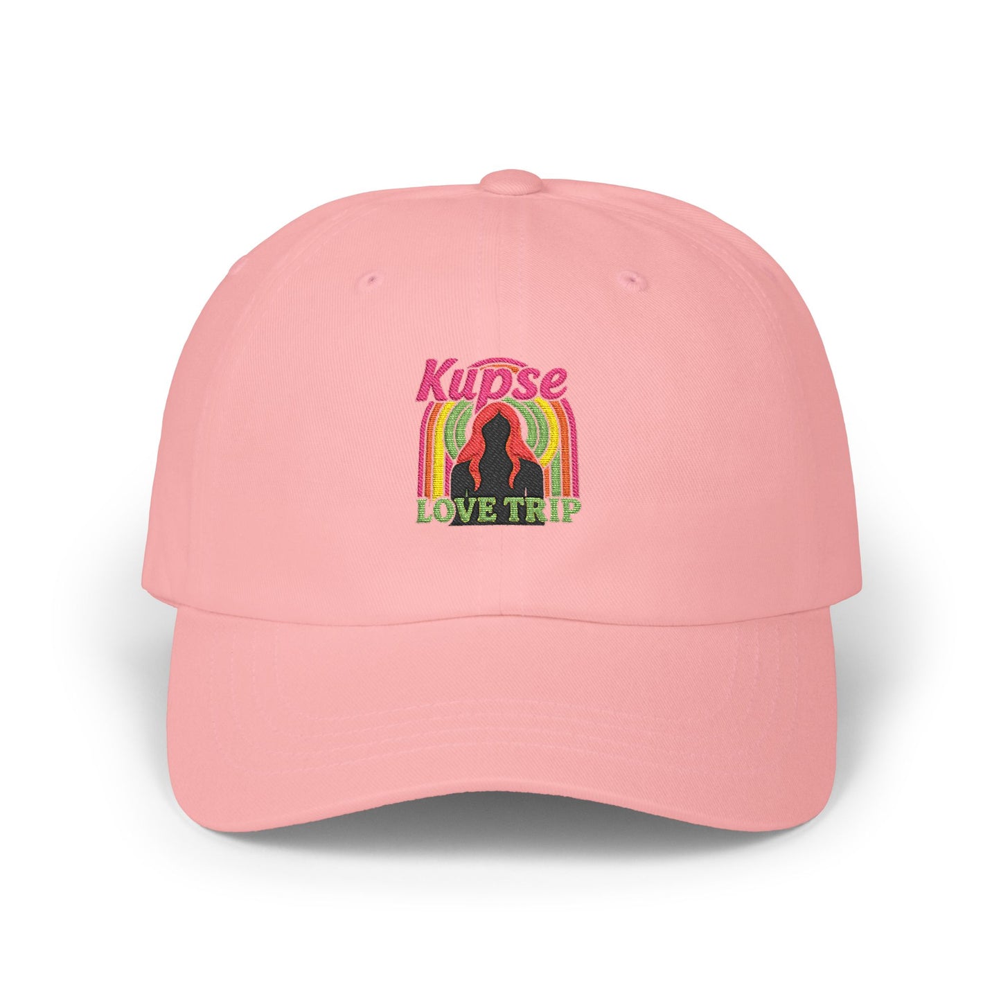 Czapka z daszkiem z grafiką Kup Se Love Trip – modny Dad Cap z charakterem