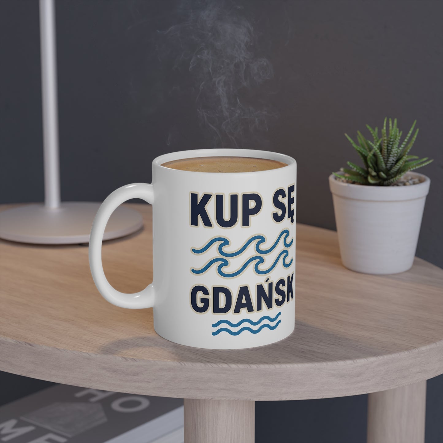 Kubek z Motywem Gdańska – Morska Energia na Każdy Dzień
