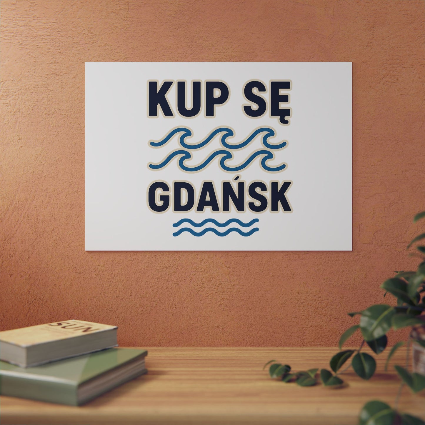 Obraz na panelu aluminiowym Gdańsk Fale – trwały wydruk w stylu Kup Se