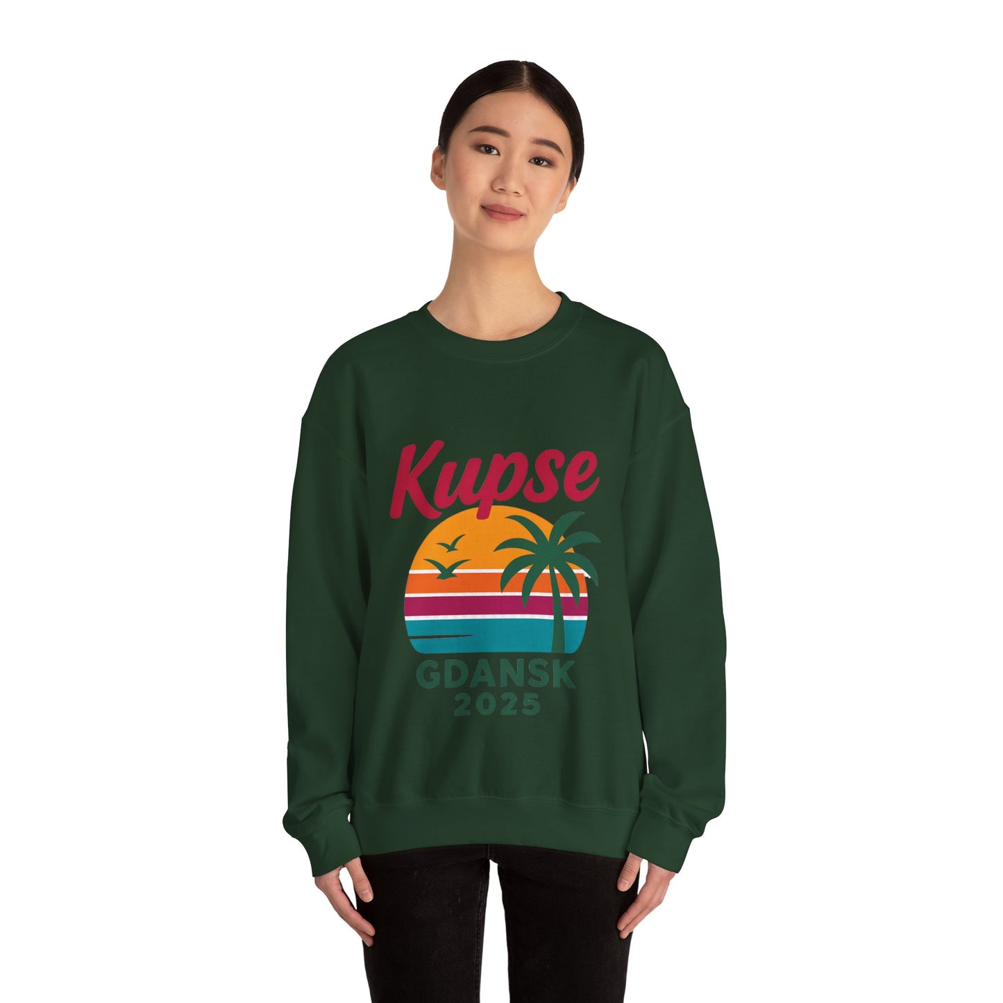 Bluza unisex z grafiką Kup Se 90s – klasyczny crewneck i miejski styl