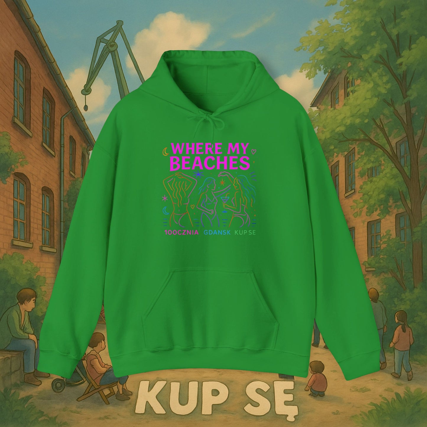 Unisex Heavy Blend Hoodie – Where My Beaches – Kup Se