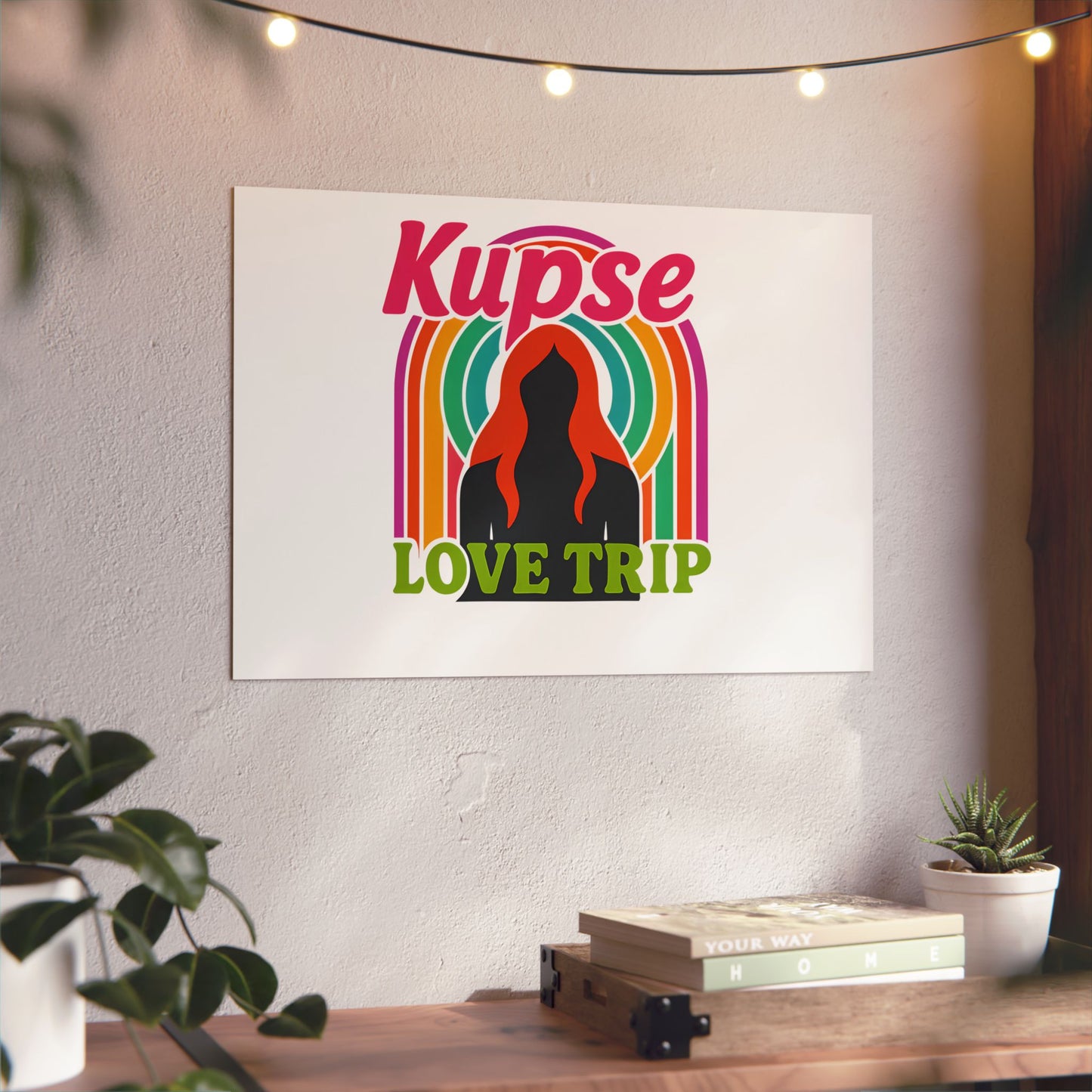 Obraz na panelu aluminiowym Love Trip – trwały wydruk w stylu Kup Se