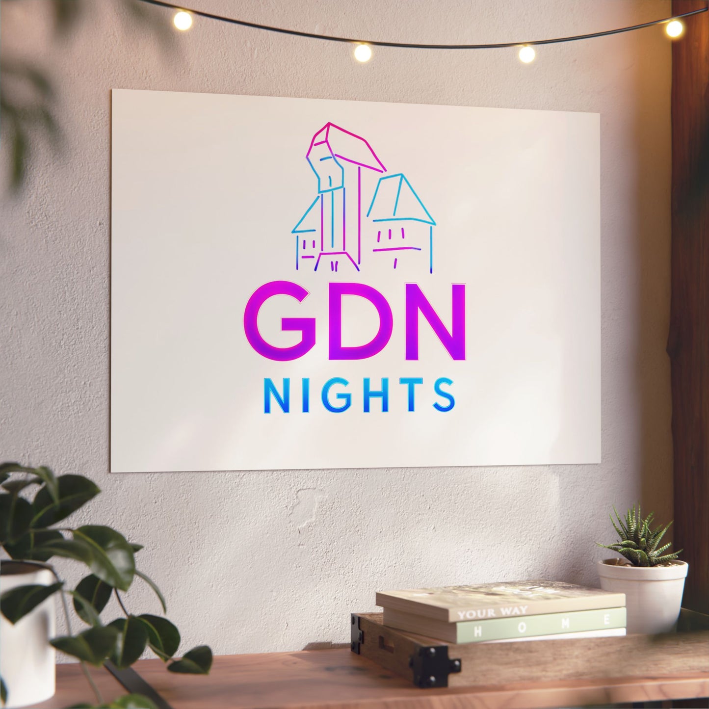 Obraz na panelu aluminiowym GDN Nights – trwały wydruk w stylu Kup Se