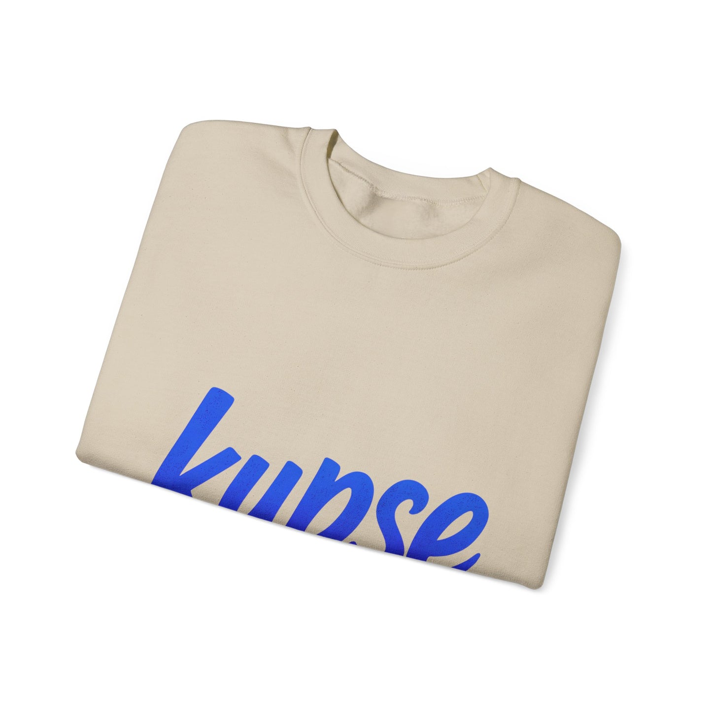 Bluza unisex z grafiką Kup Se Logo Blue – klasyczny crewneck i miejski styl