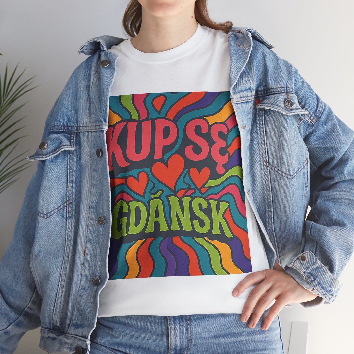 KupSe Gdańsk Hippie t-shirt - Unisex Heavy Cotton Tee