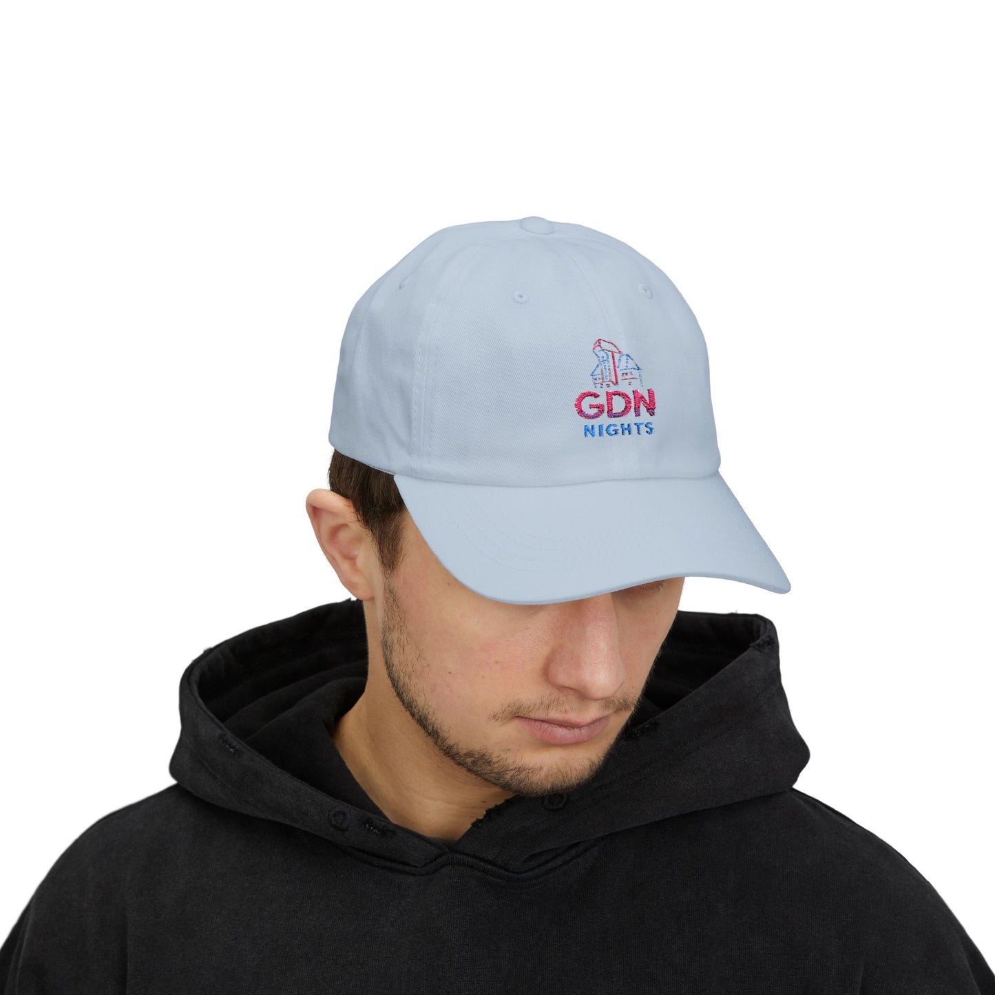 Czapka z daszkiem z grafiką Kup Se GDN Nights – modny Dad Cap z charakterem