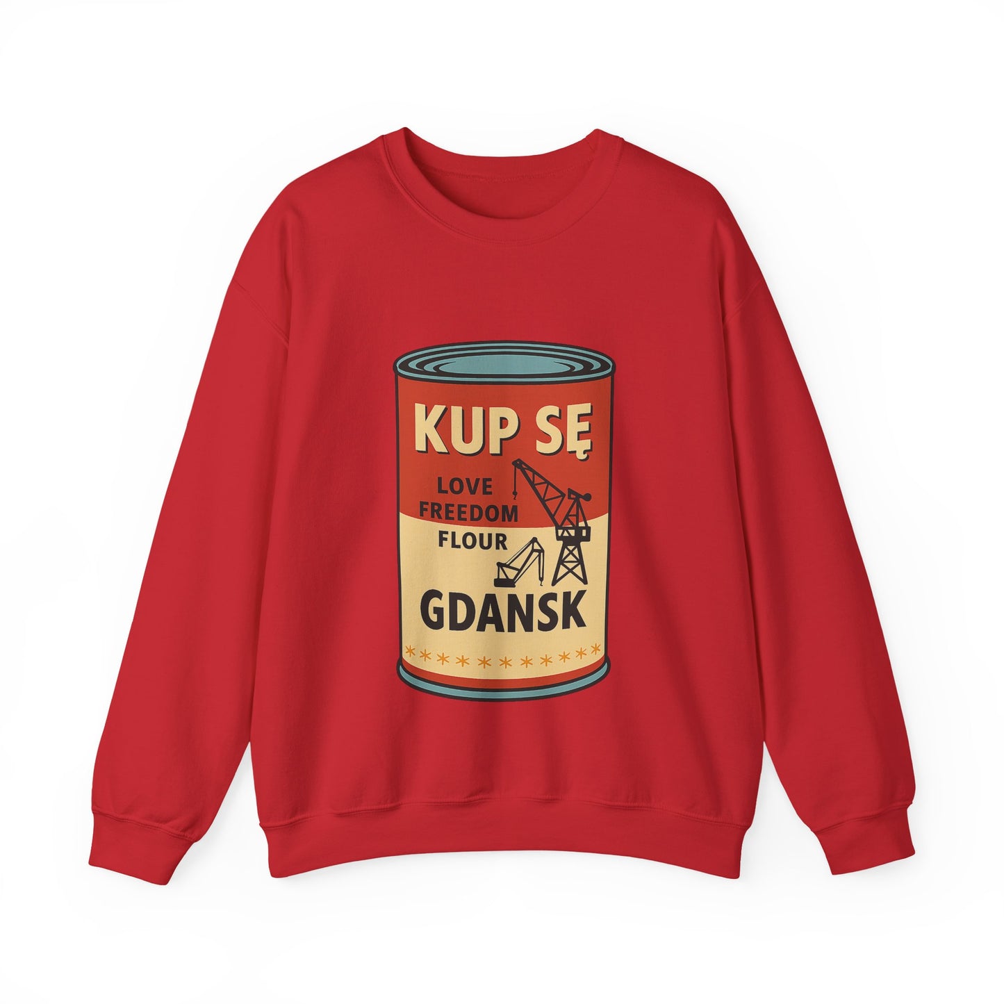 Bluza unisex z grafiką Kup Se Campbell– klasyczny crewneck i miejski styl