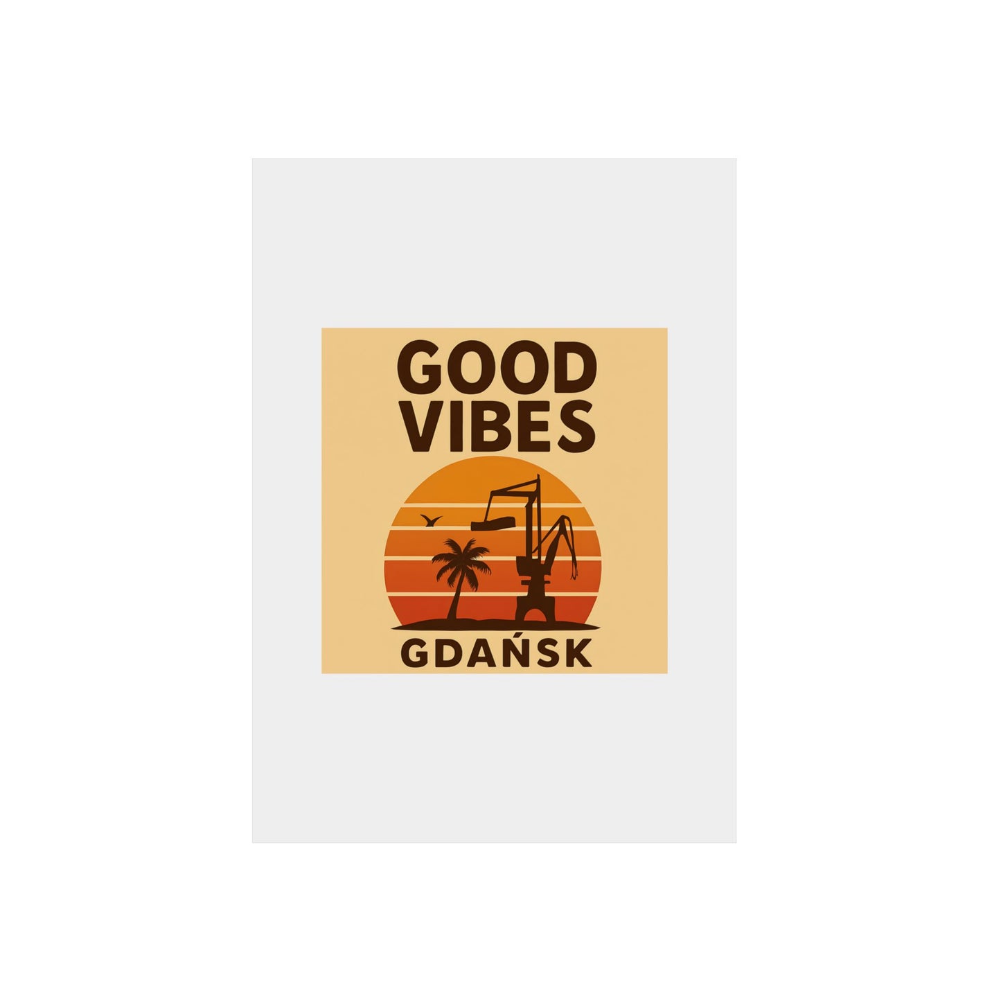 Obraz na panelu aluminiowym Good Vibes Desert – trwały wydruk w stylu Kup Se