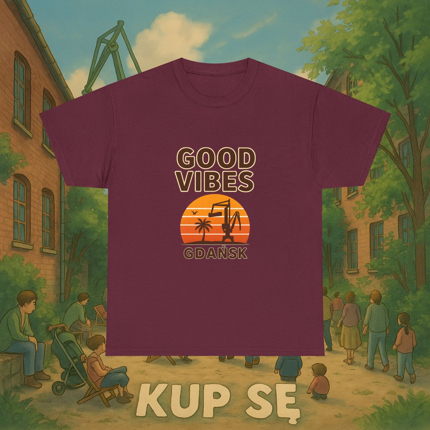 KupSe Good Vibes Style t-shirt - Unisex Heavy Cotton Tee