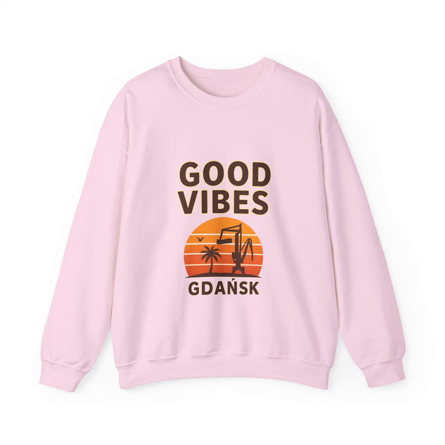 Bluza unisex z grafiką Kup Se Good Vibes – klasyczny crewneck i miejski styl