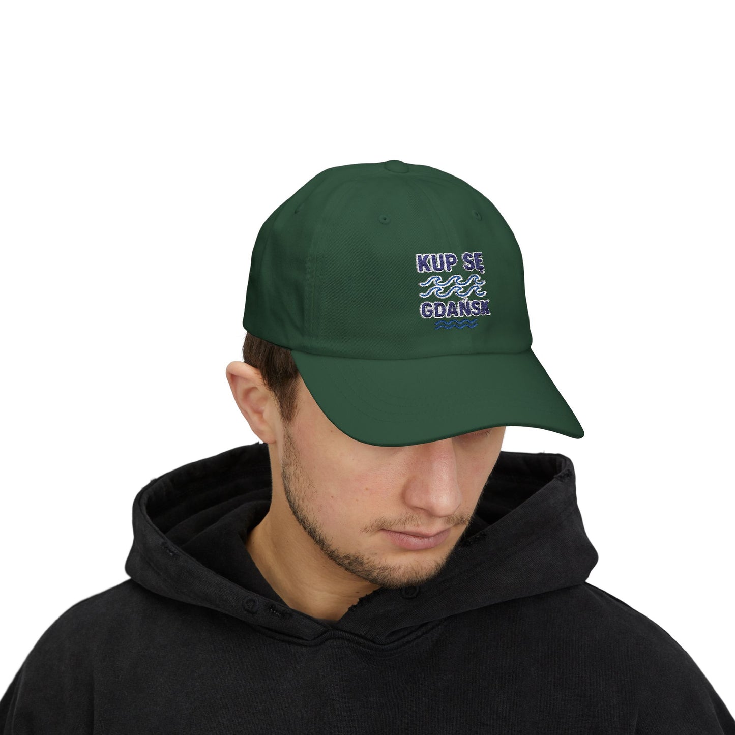 Czapka z daszkiem z grafiką Kup Se fale – modny Dad Cap z charakterem