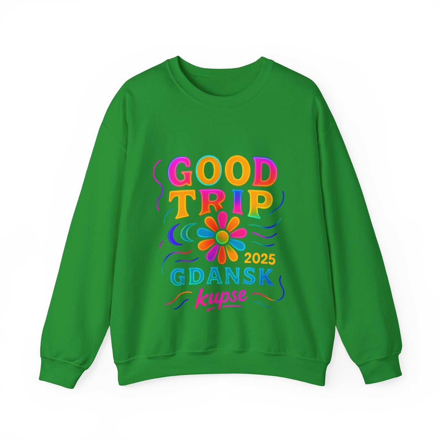 Bluza unisex z grafiką Kup Se Good Trip – klasyczny crewneck i miejski styl