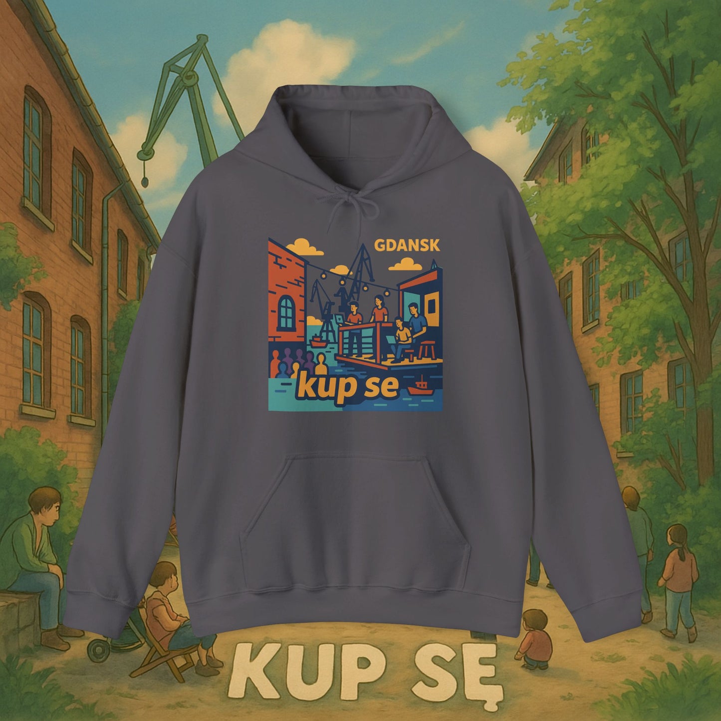 Unisex Heavy Blend Hoodie – Vibe – Kup Se