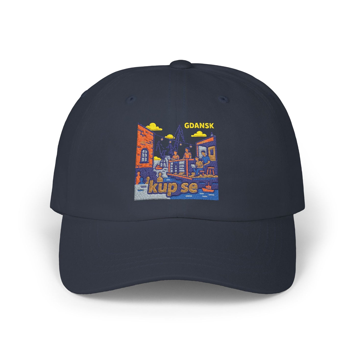 Czapka z daszkiem z grafiką Kup Se Vibe – modny Dad Cap z charakterem