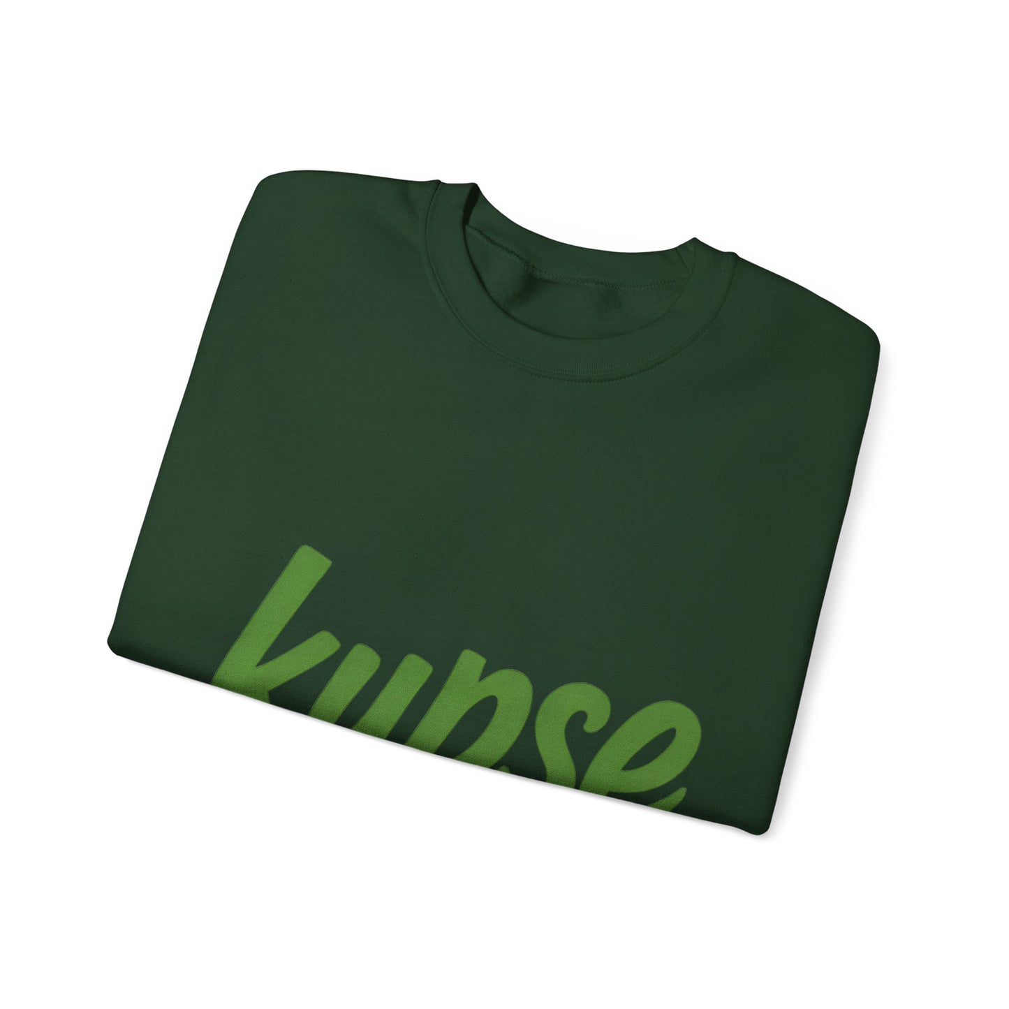 Bluza unisex z grafiką Kup Se Logo Green – klasyczny crewneck i miejski styl