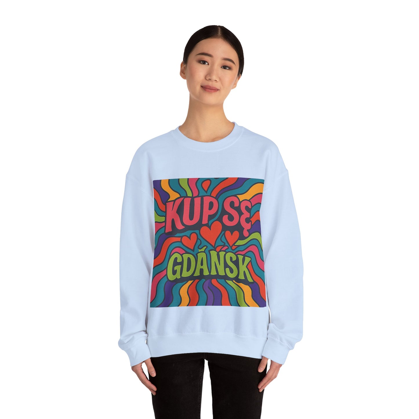 Bluza unisex z grafiką Kup Se Acid – klasyczny crewneck i miejski styl