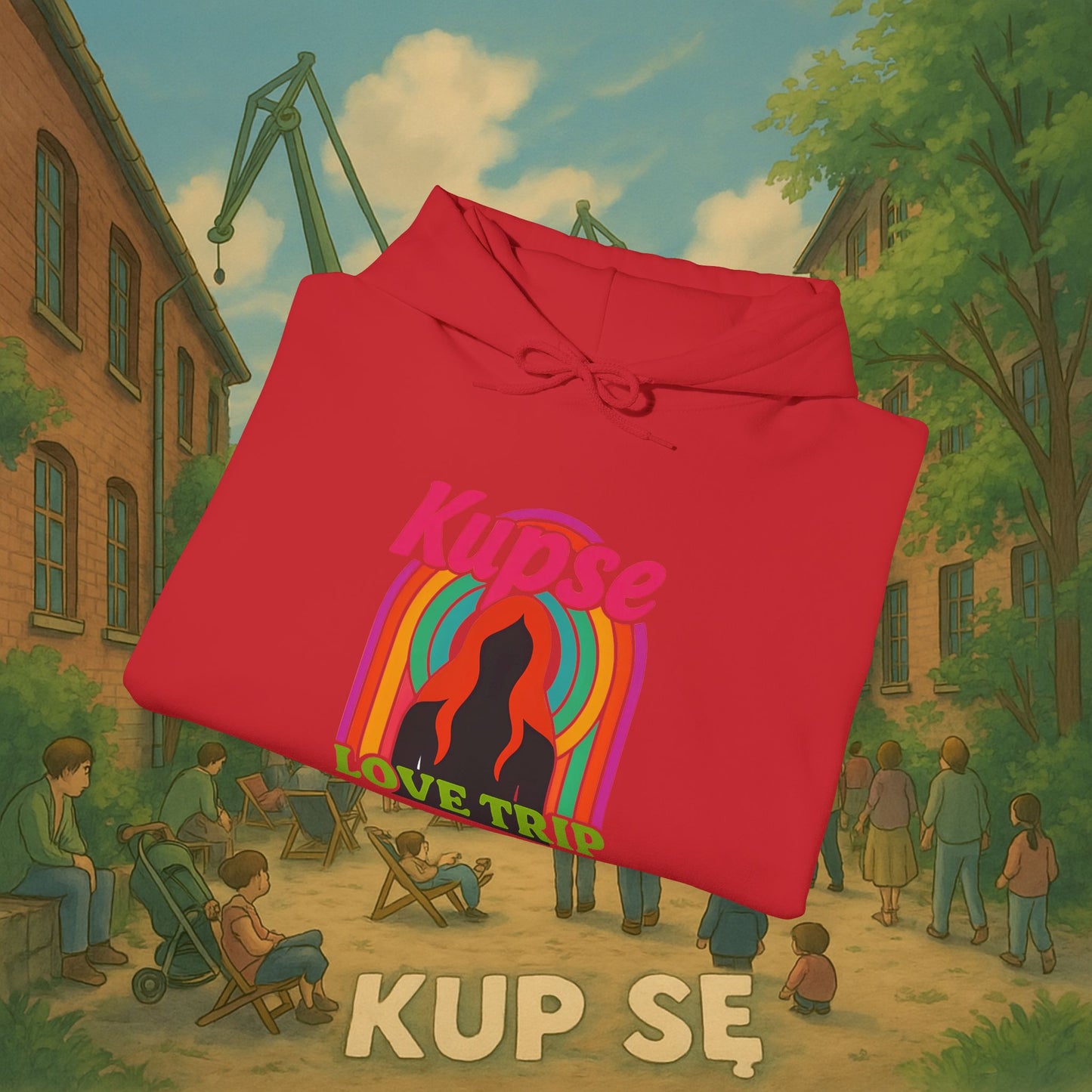 Unisex Heavy Blend Hoodie – Love Trip – Kup Se