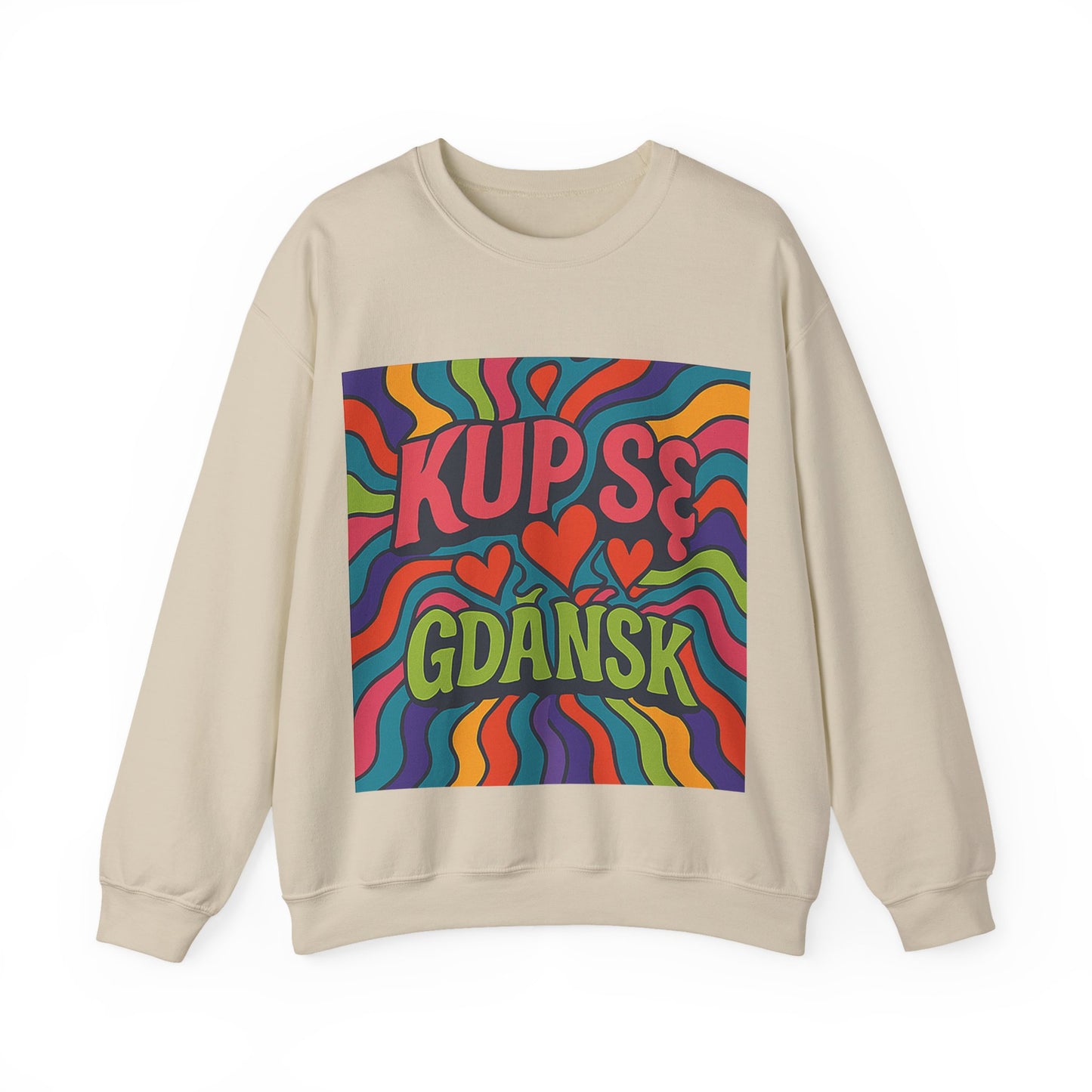Bluza unisex z grafiką Kup Se Acid – klasyczny crewneck i miejski styl