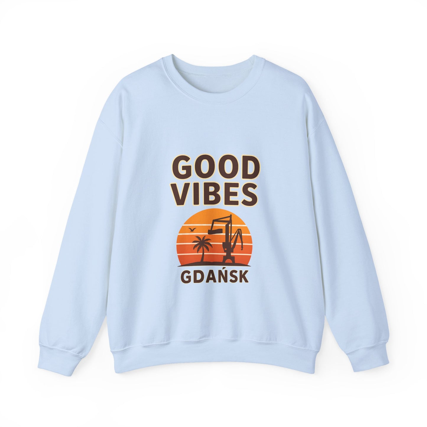 Bluza unisex z grafiką Kup Se Good Vibes – klasyczny crewneck i miejski styl