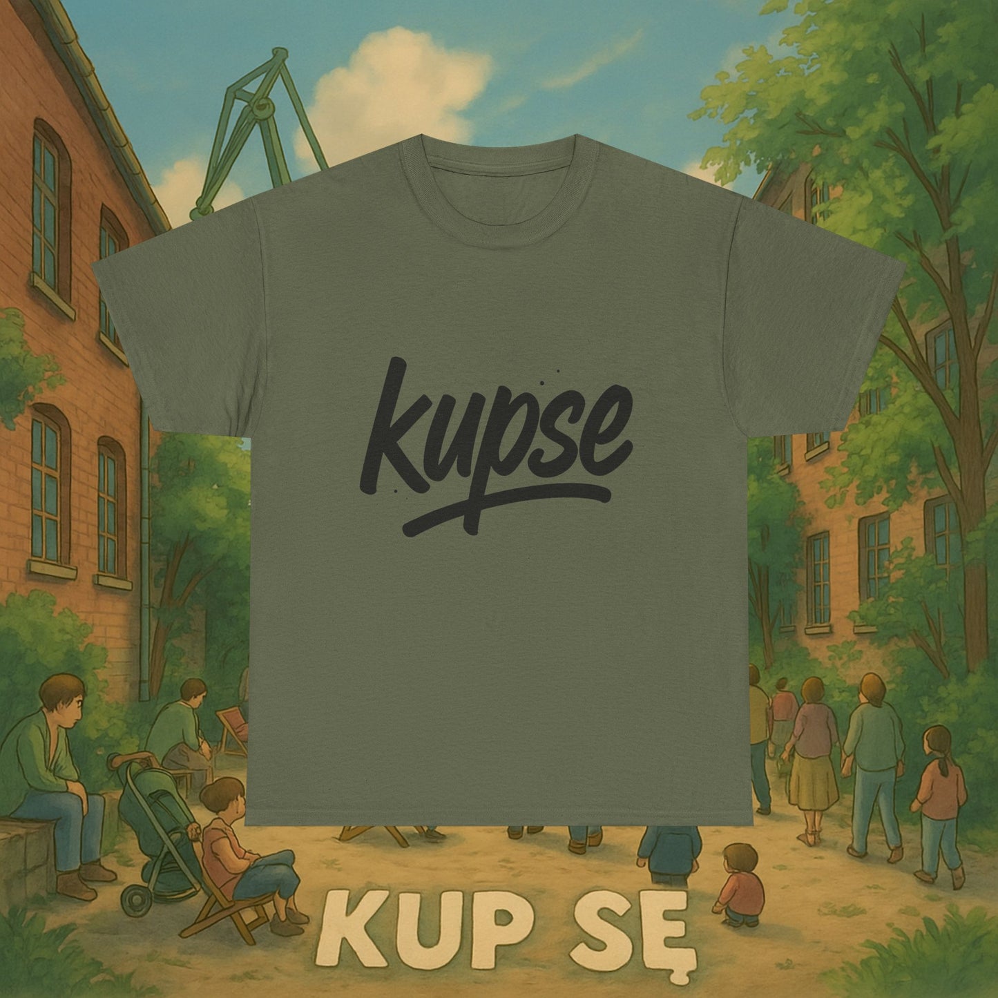 KupSe Logo t-shirt - Unisex Heavy Cotton Tee