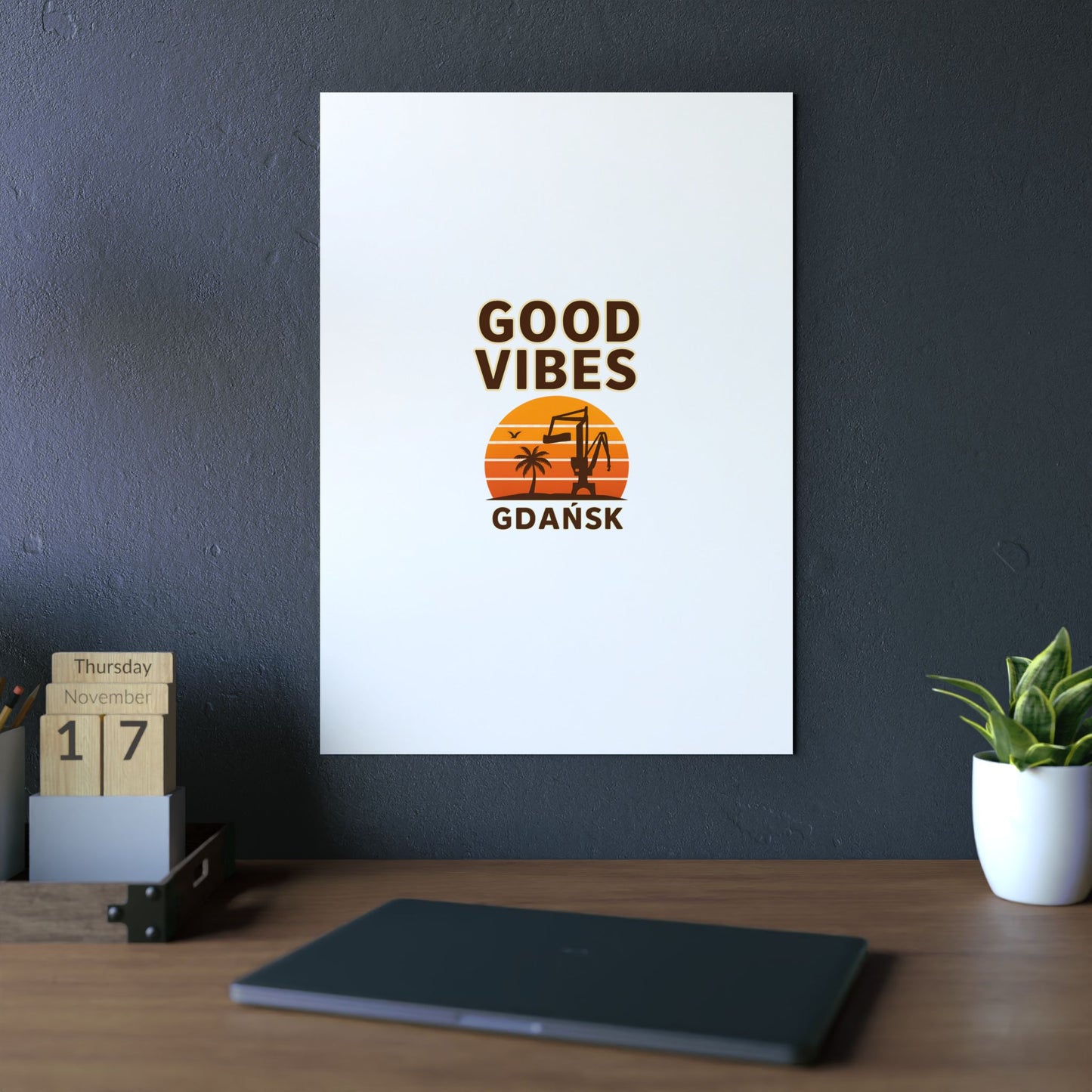 Obraz na panelu aluminiowym Good Vibes – trwały wydruk w stylu Kup Se