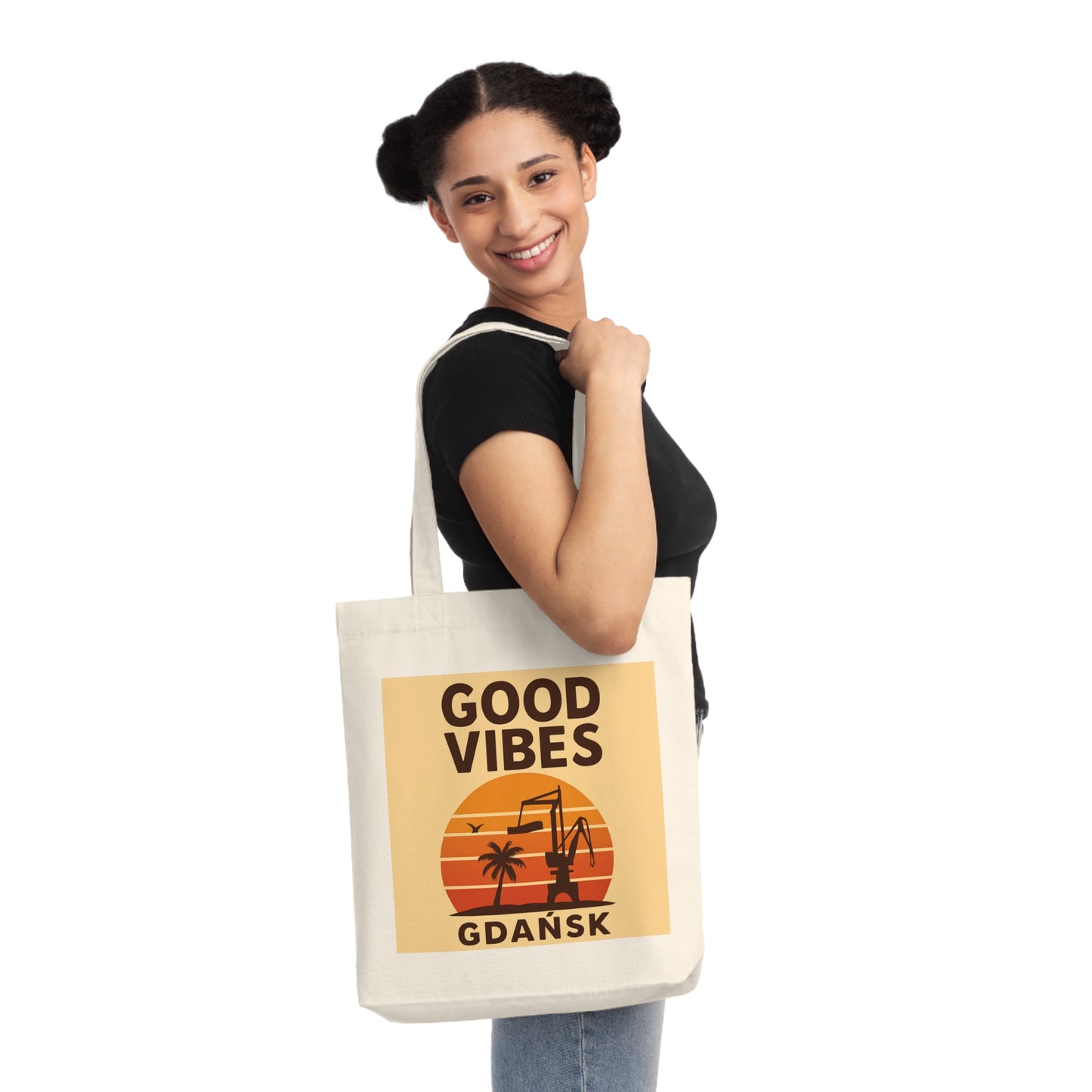 Tkana Torba na Ramię Kup Se Good Vibes Desert – Styl i Ekologia w Jednym