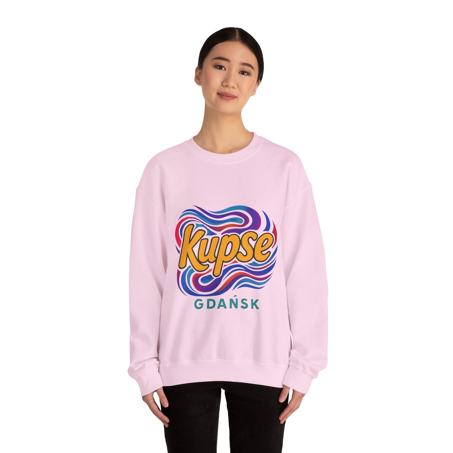 Bluza unisex z grafiką Kup Se Acid2 – klasyczny crewneck i miejski styl
