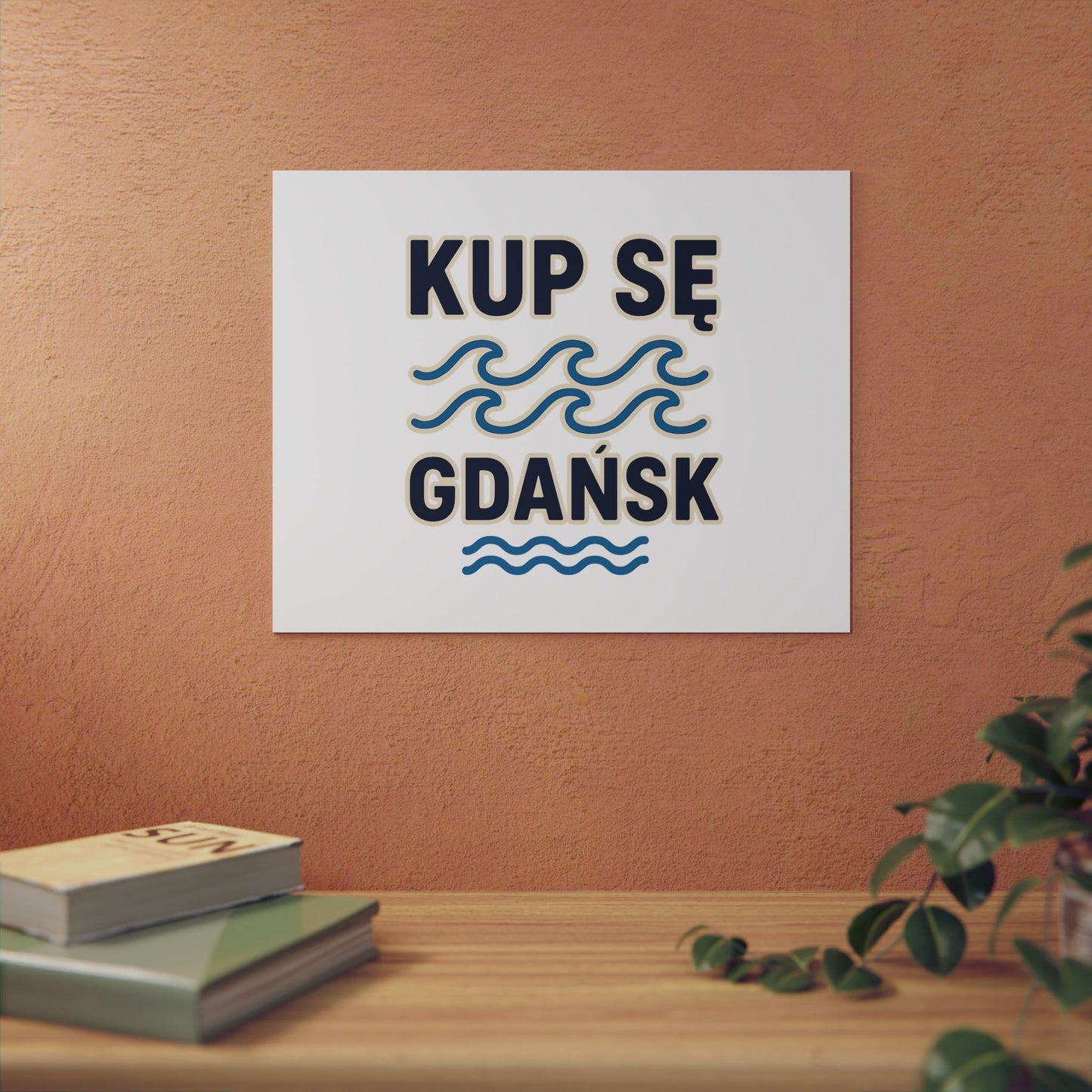 Obraz na panelu aluminiowym Gdańsk Fale – trwały wydruk w stylu Kup Se