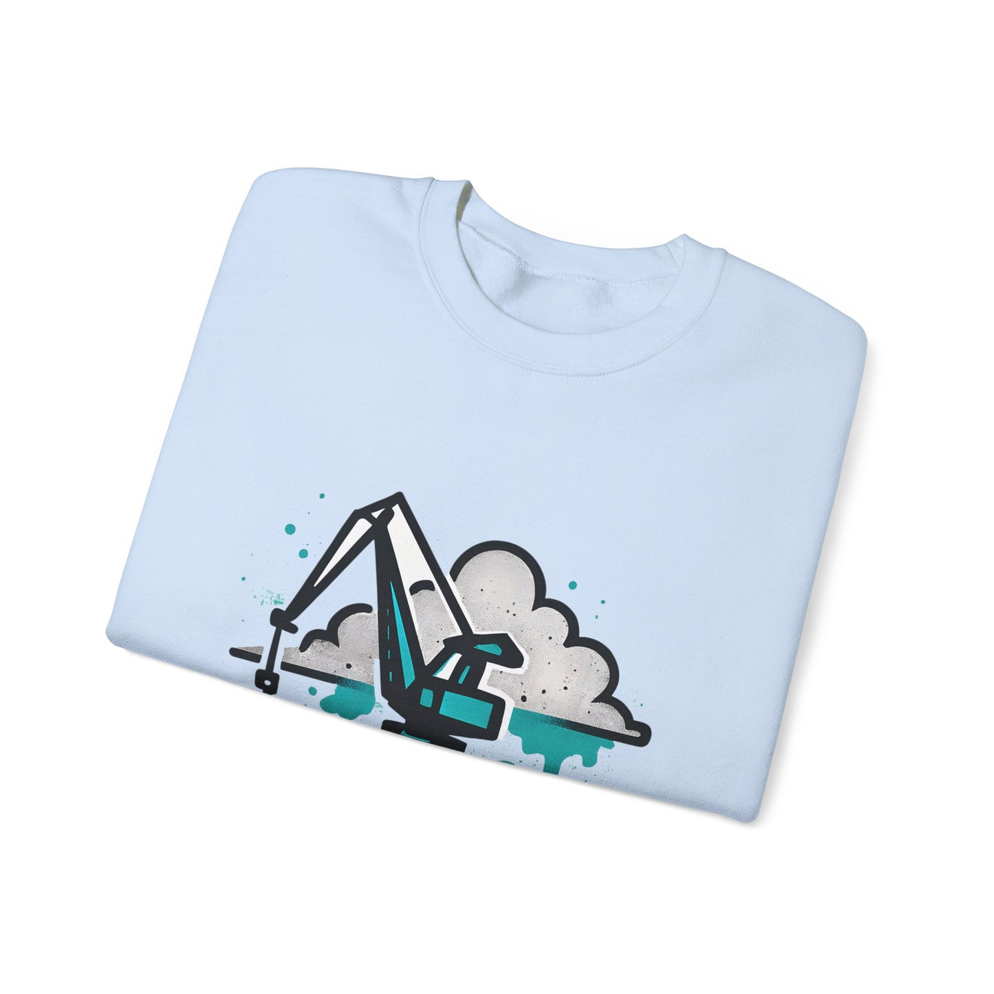 Bluza unisex z grafiką Kup Se Dźwig– klasyczny crewneck i miejski styl
