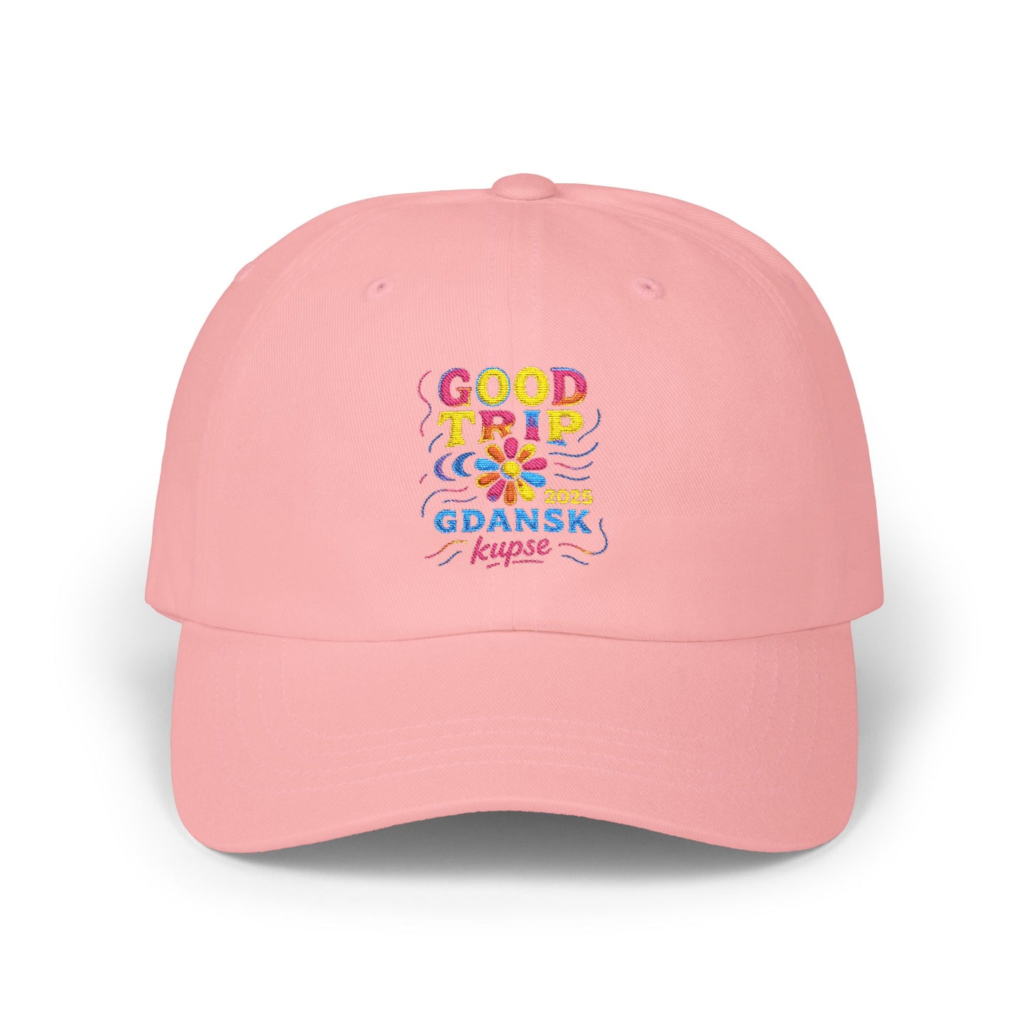 Czapka z daszkiem z grafiką Kup Se Good Trip – modny Dad Cap z charakterem