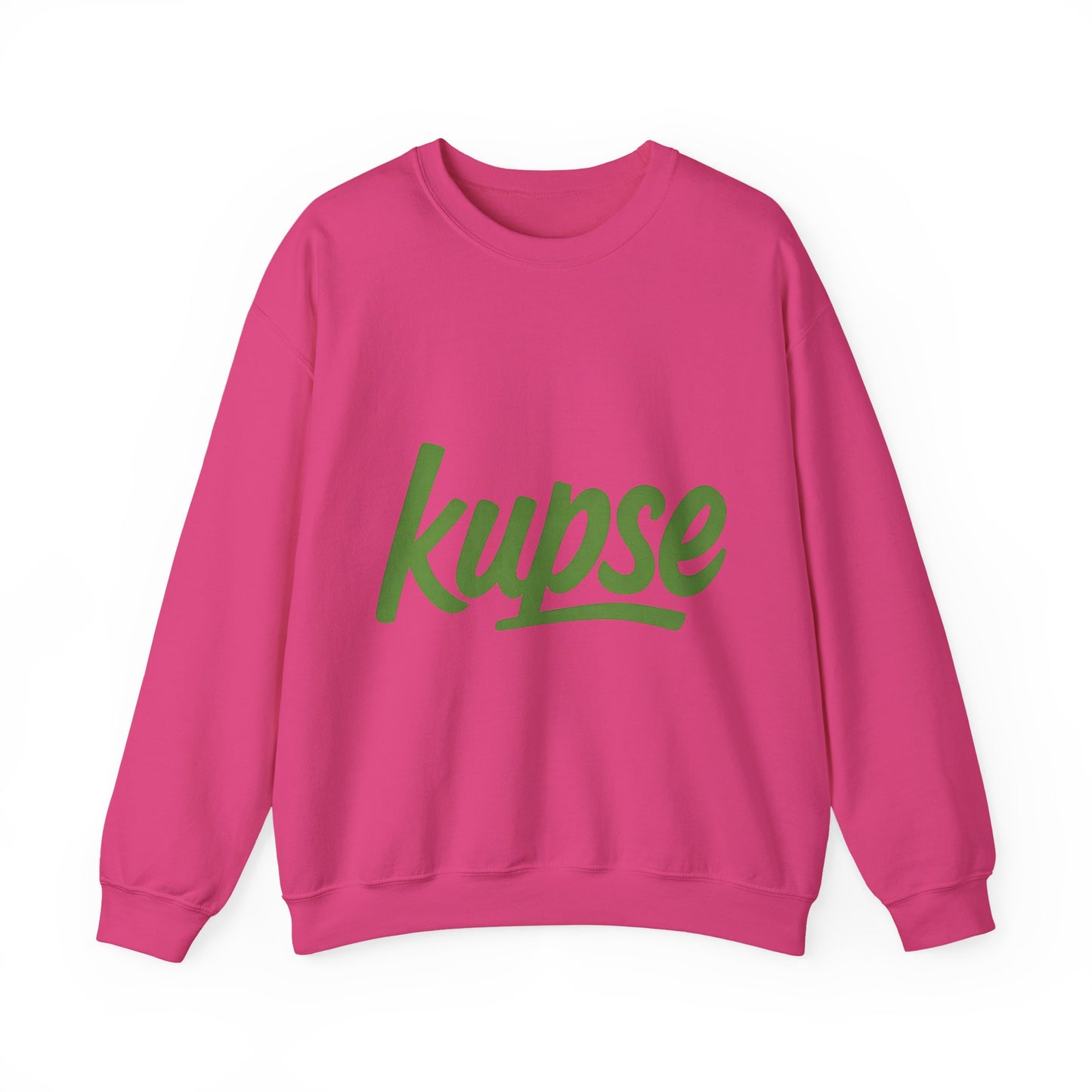 Bluza unisex z grafiką Kup Se Logo Green – klasyczny crewneck i miejski styl