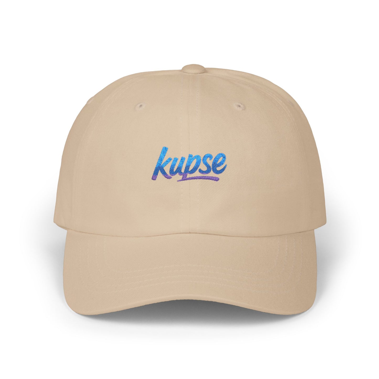 Czapka z daszkiem z grafiką Kup Se Logo Blue – modny Dad Cap z charakterem