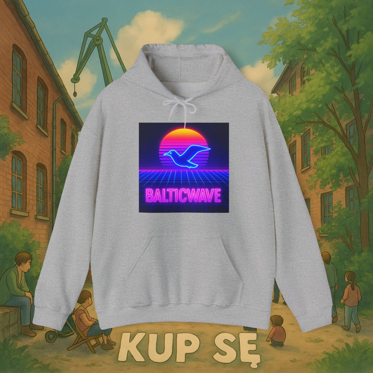 Unisex Heavy Blend Hoodie – BatlicWave – Kup Se