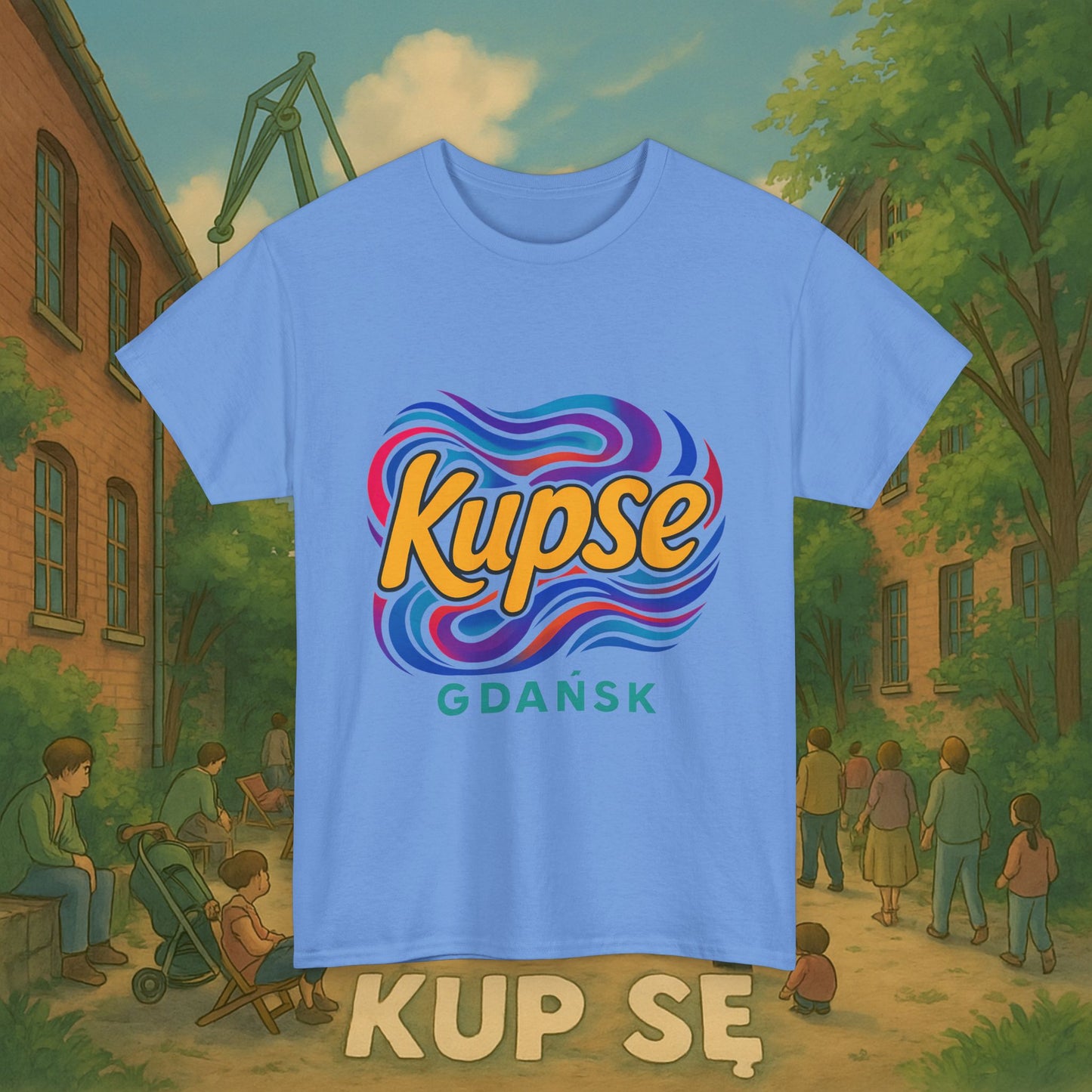 KupSe Kupse Acid Style t-shirt - Unisex Heavy Cotton Tee