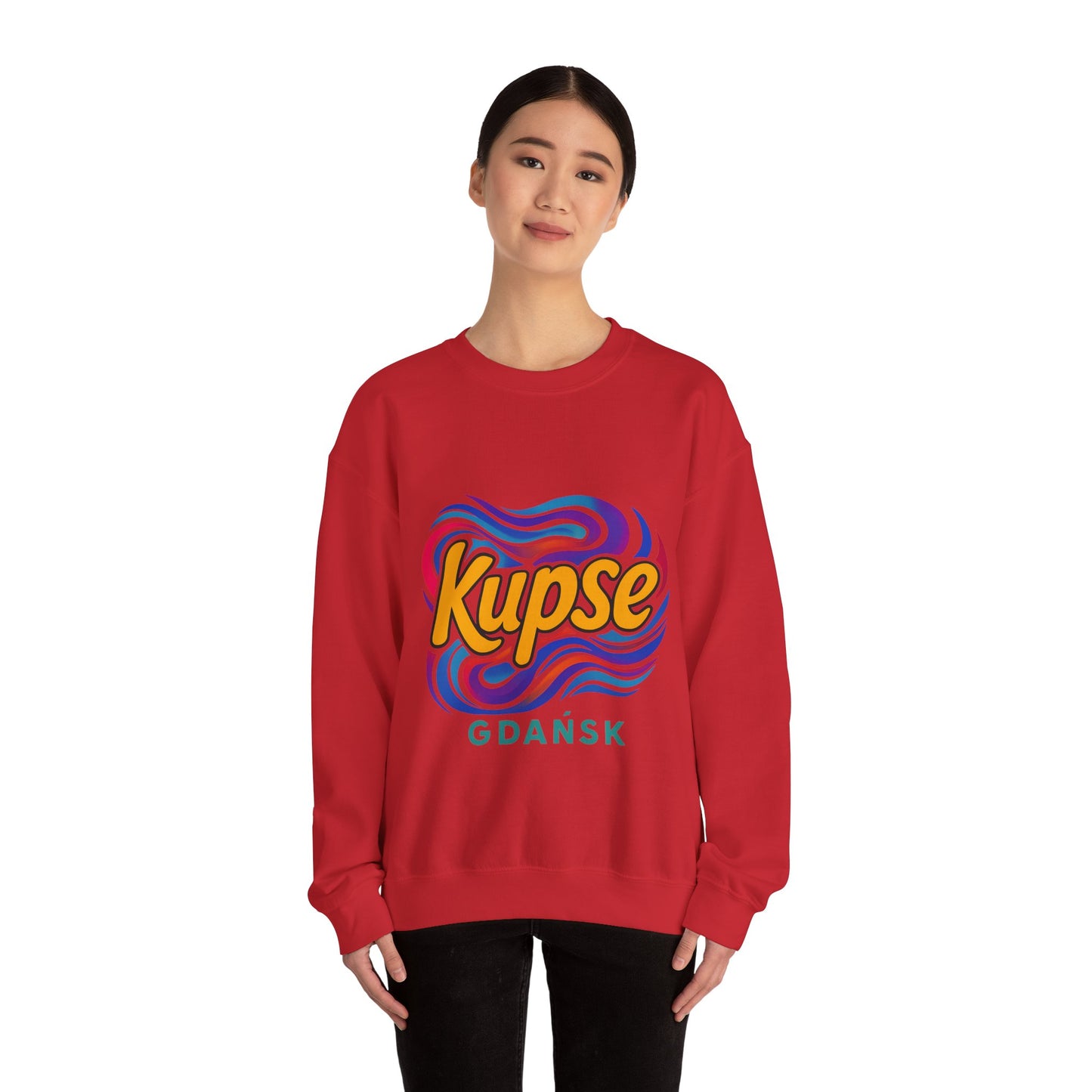 Bluza unisex z grafiką Kup Se Acid2 – klasyczny crewneck i miejski styl